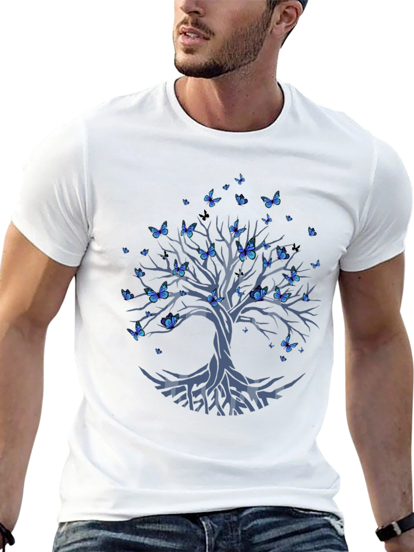 Tree of Life Butterfly Graphic Tee