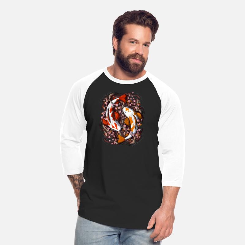 Japanese Koi Fish Giant Carp Cherry Blossom