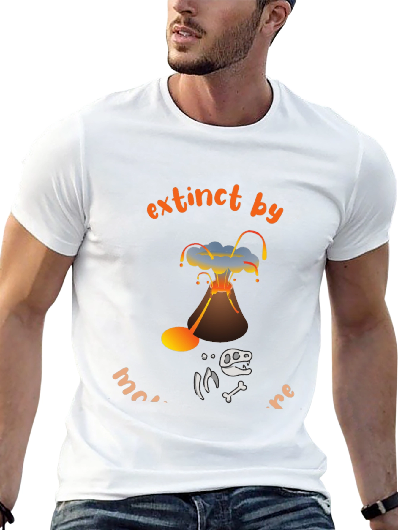 Extinct By Meteor Graphic T-Shirt