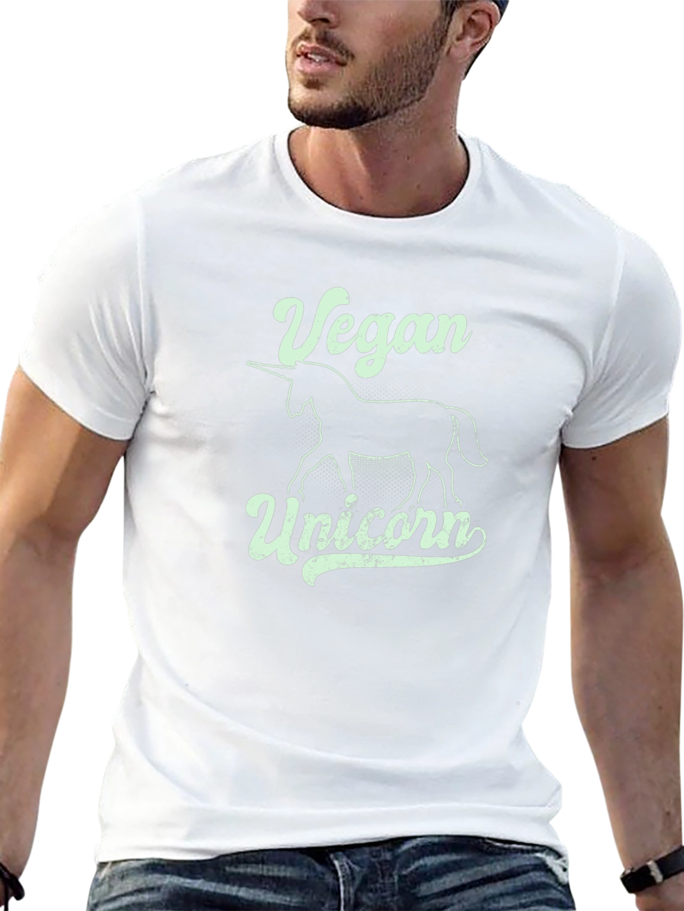 Vegan Unicorn Graphic T-Shirt