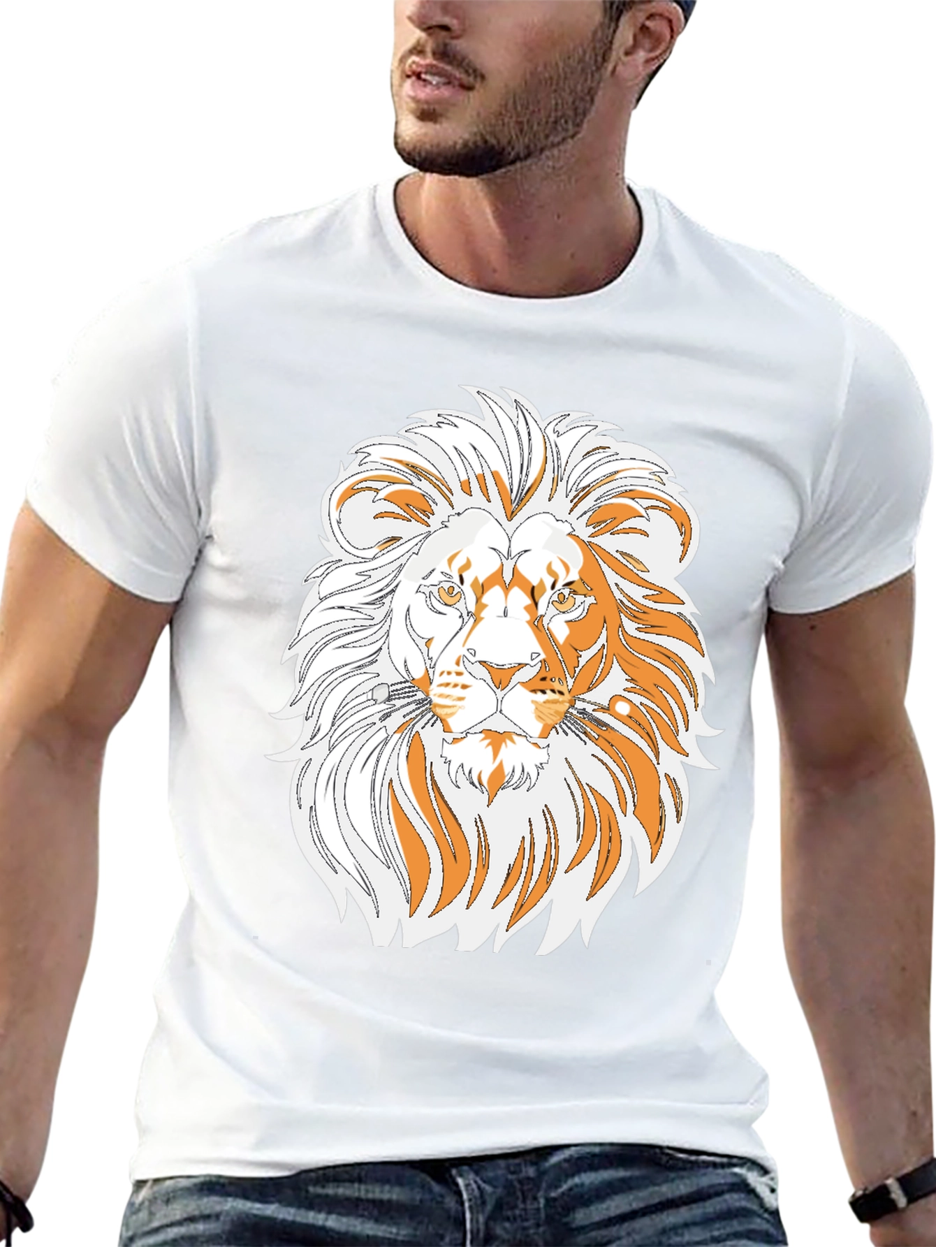 Lion Graphic Tee - Bold Statement T-Shirt
