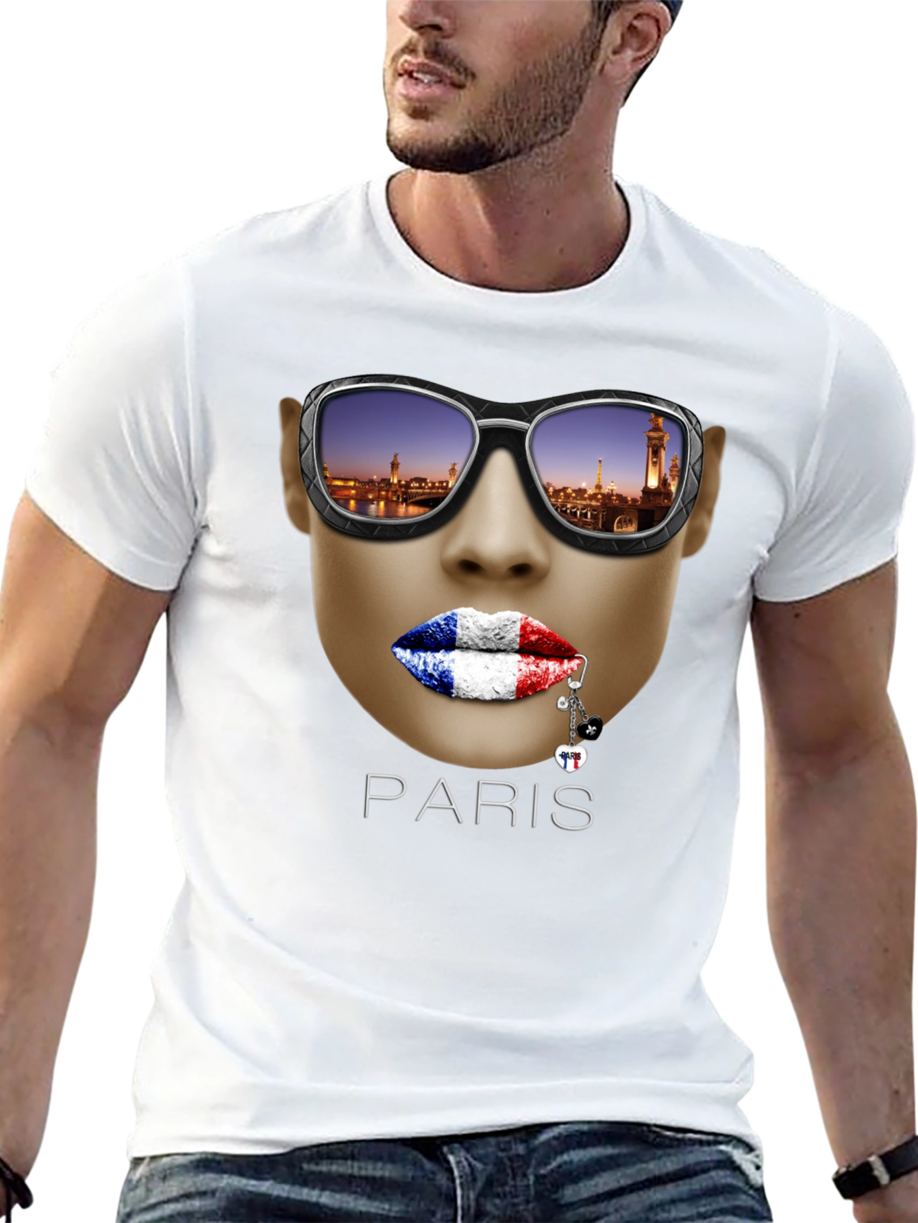 Paris Graphic T-Shirt - Unique Artistic Design