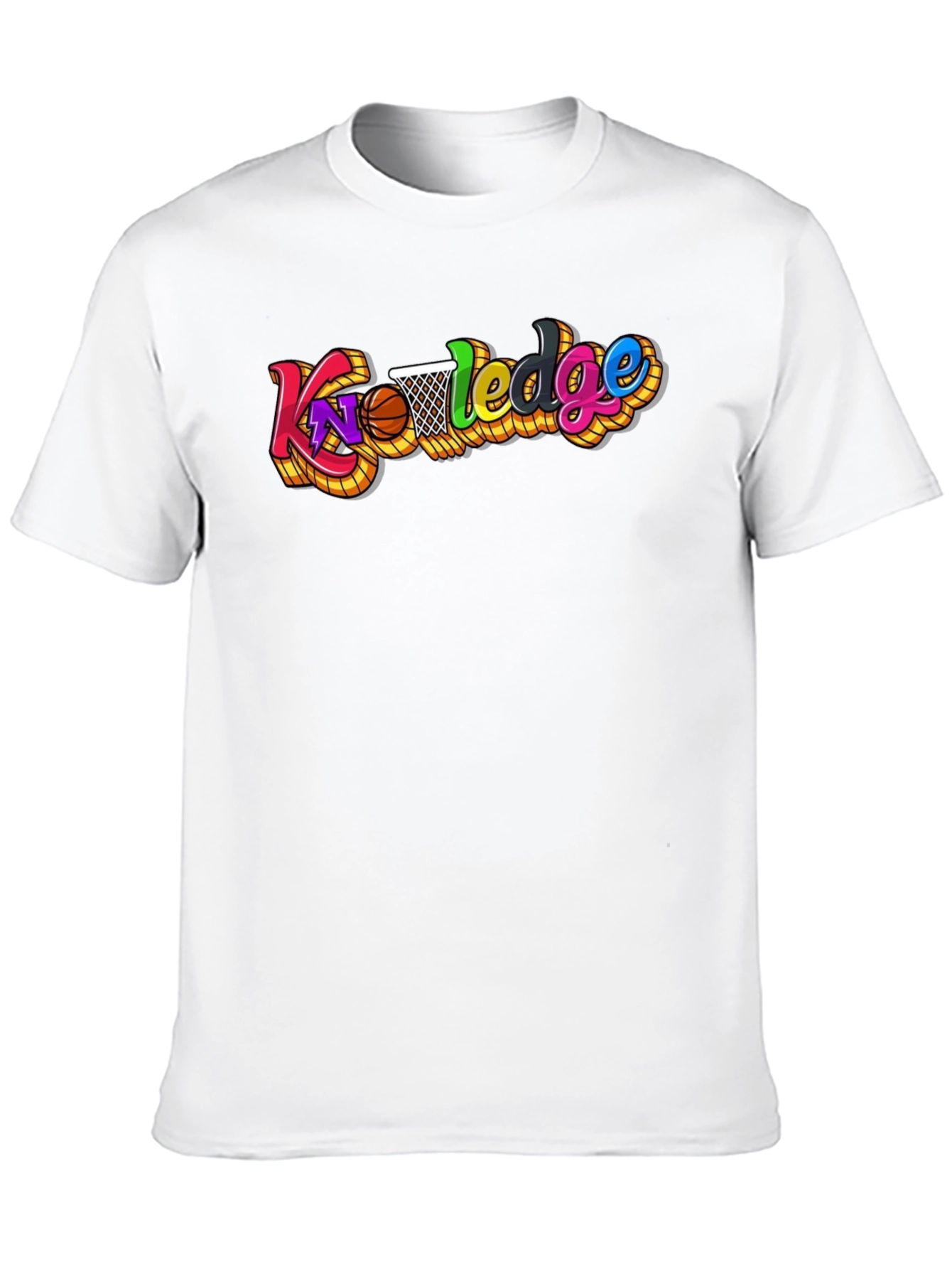 Knowledge Basketball Graphic Tee - Black