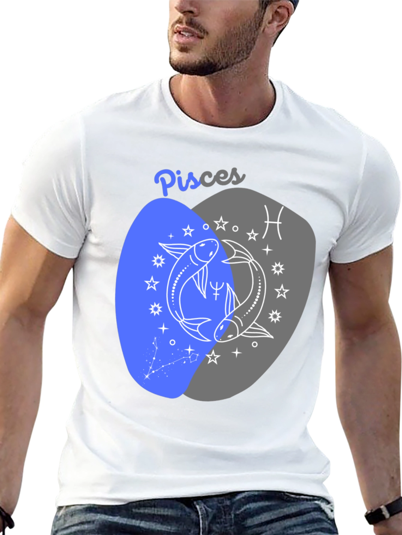 Pisces Zodiac T-Shirt - Stylish Astrology Design