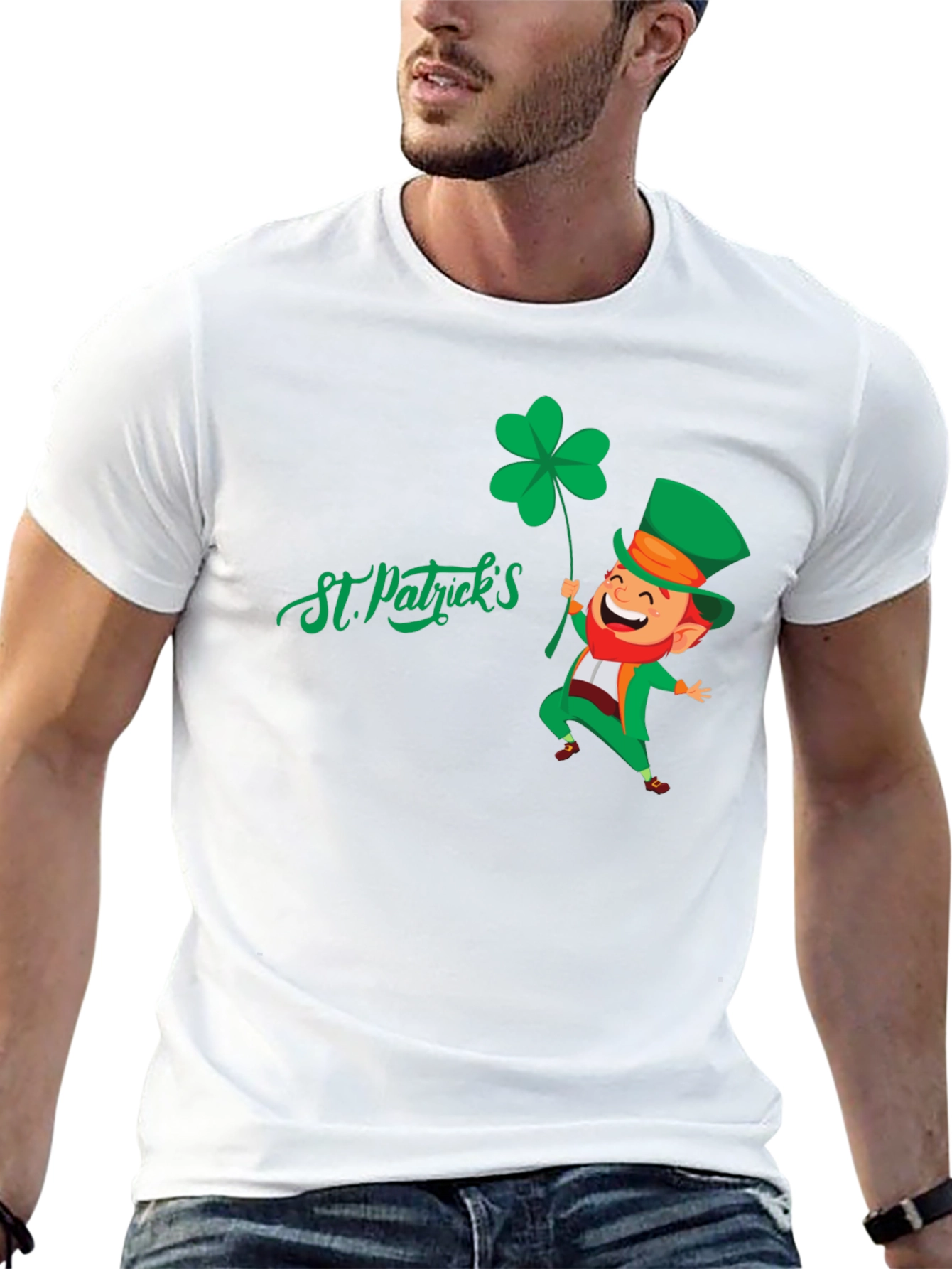 St. Patricks Day Leprechaun Graphic Tee