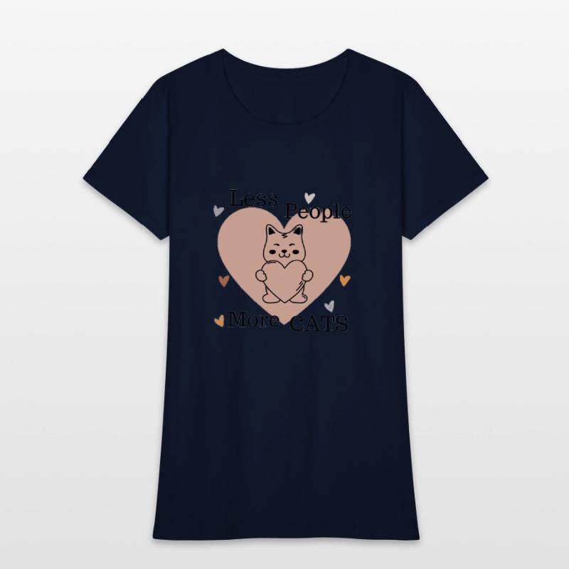 Kitty Less People More Cats - Funny Animal