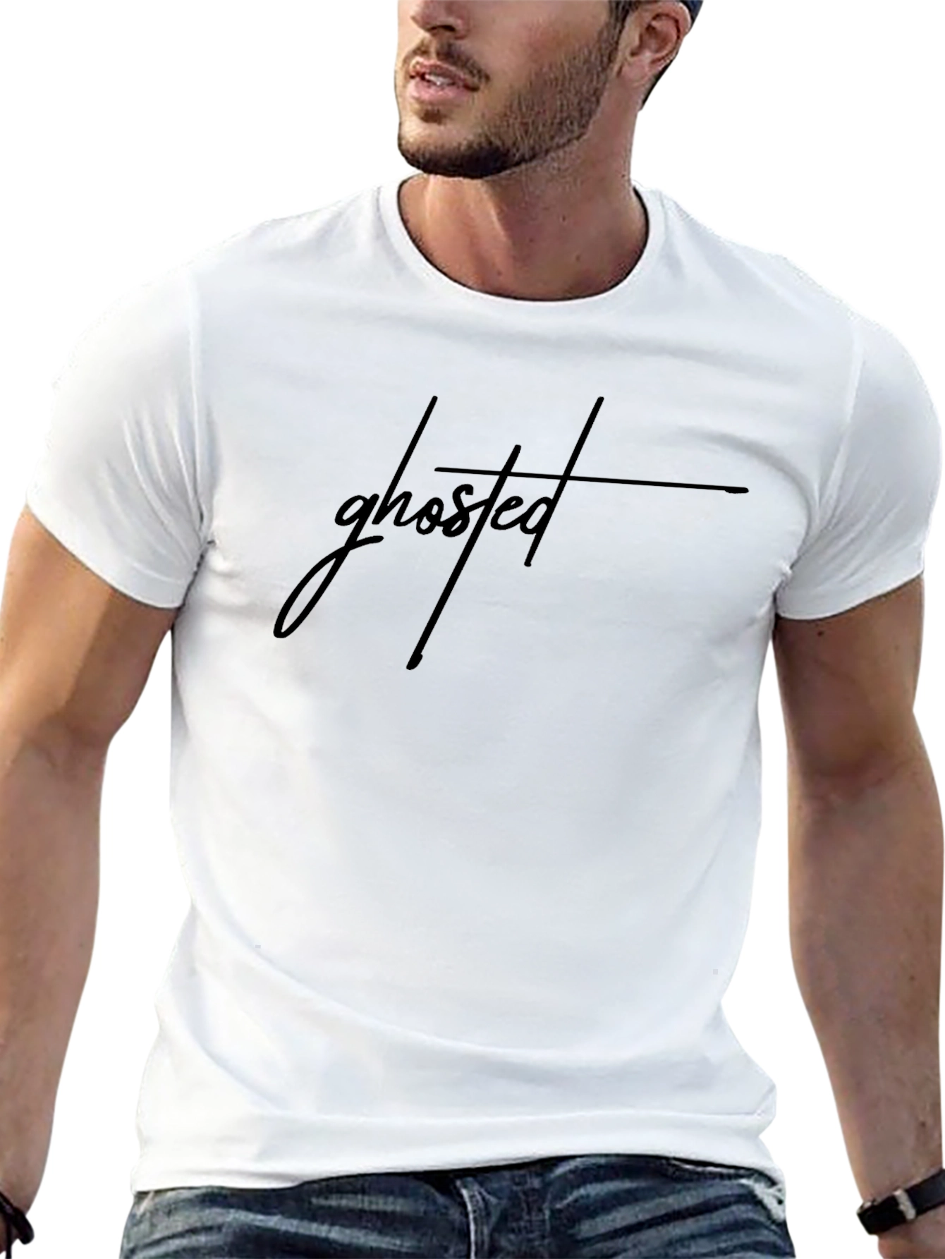 Ghosted Black Graphic Tee