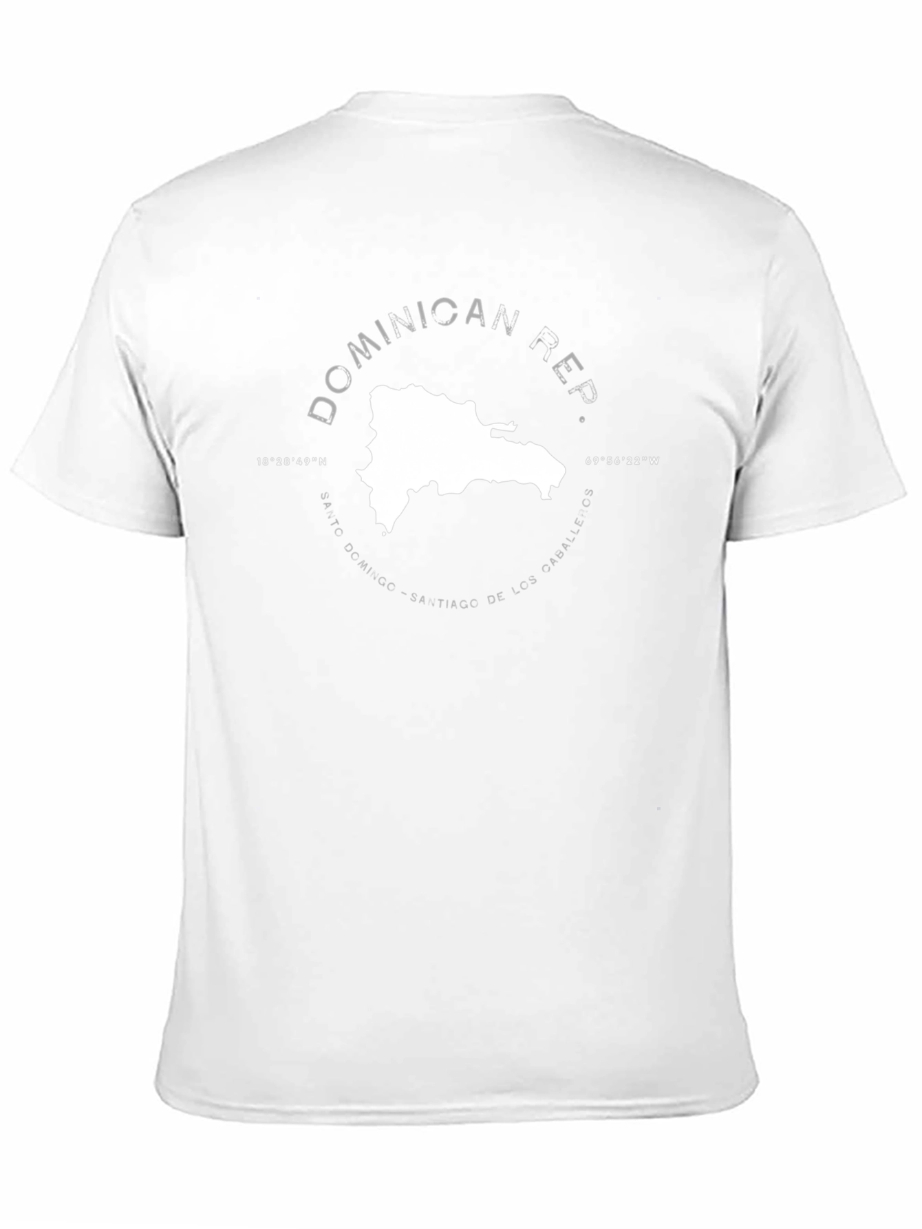 Dominican Republic Map Graphic Tee - Unisex