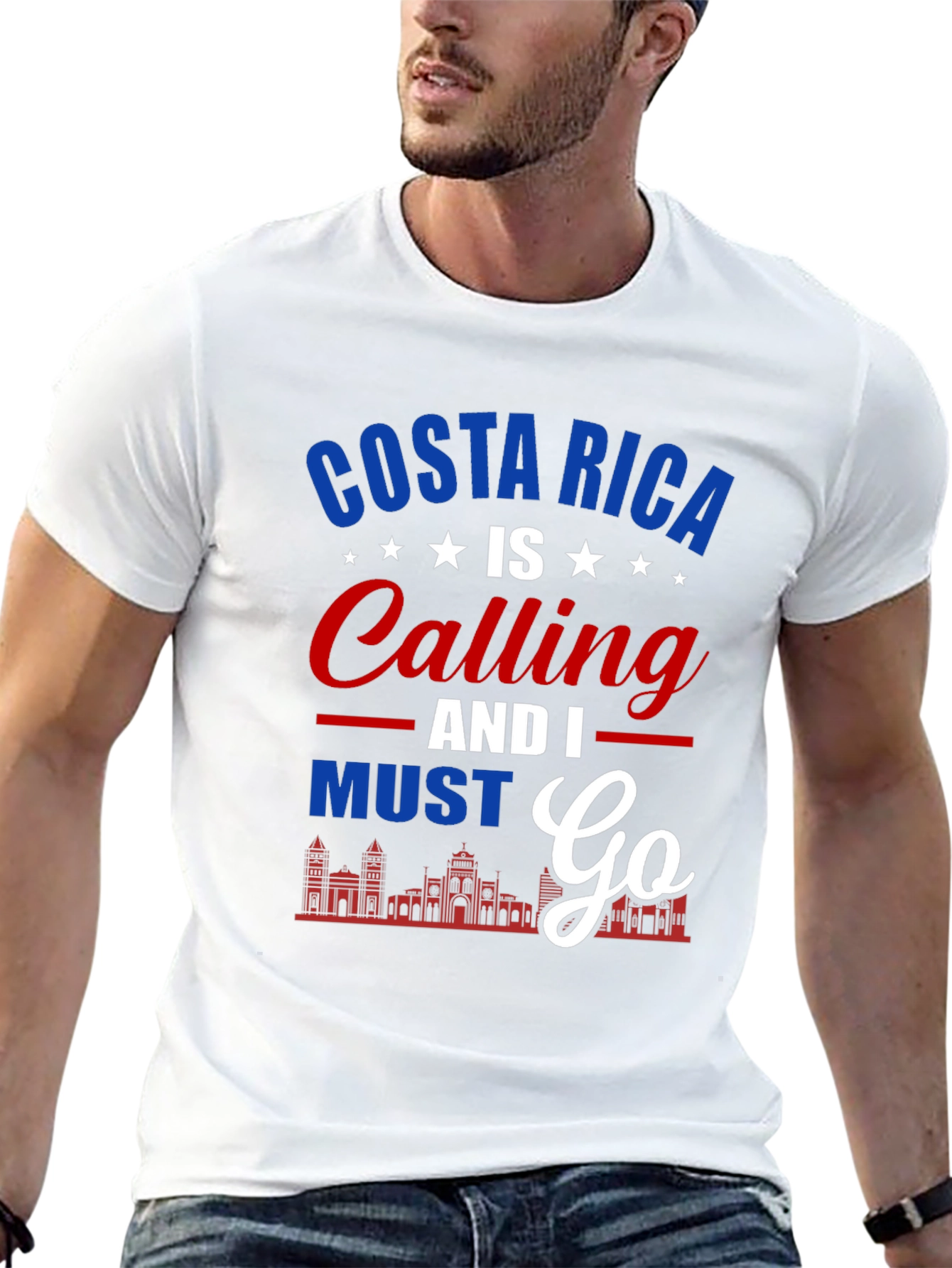 Costa Rica Calling T-Shirt: Travel Souvenir Tee