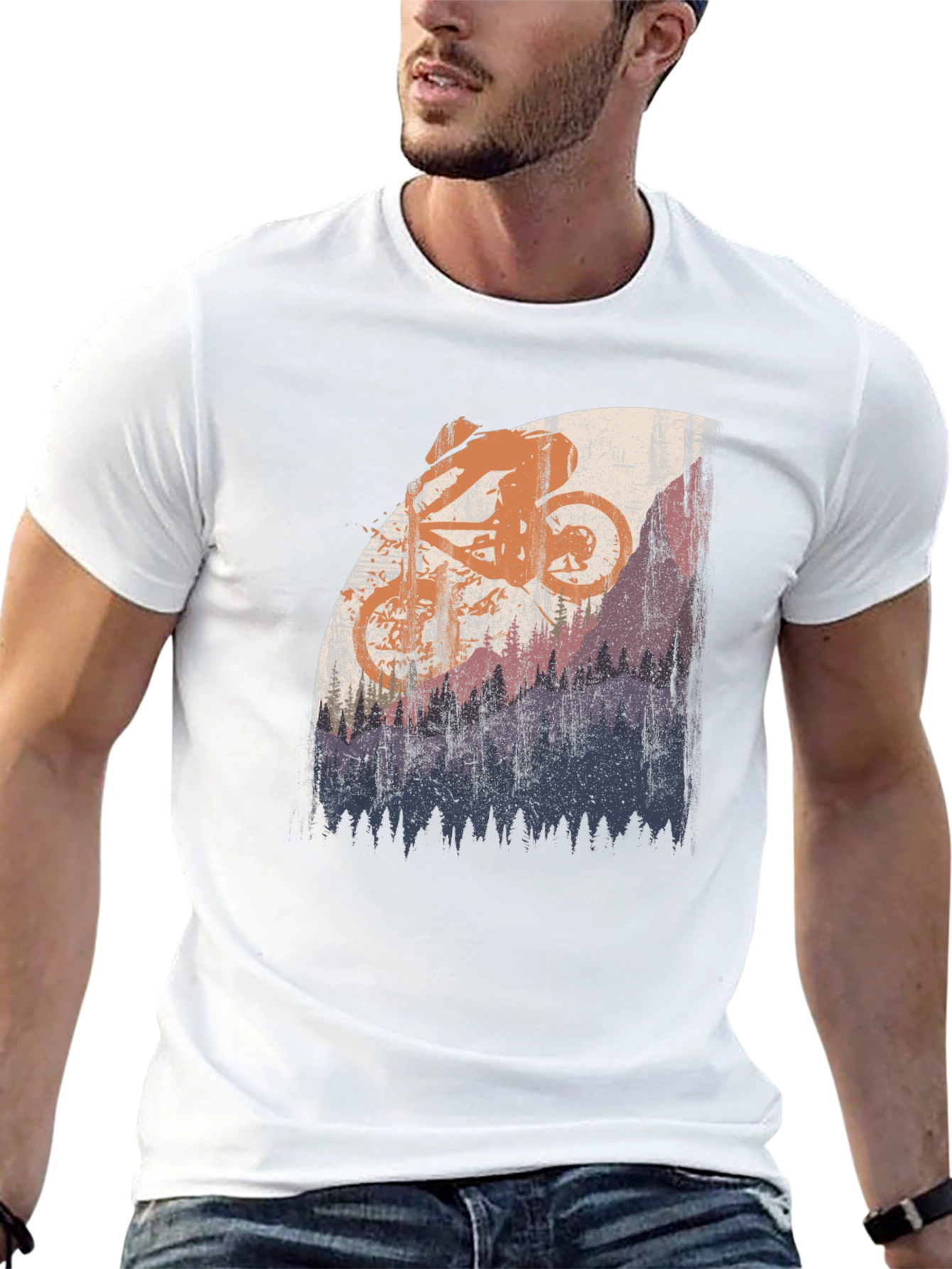 Mountain Biker Graphic Tee - Adventure Ready