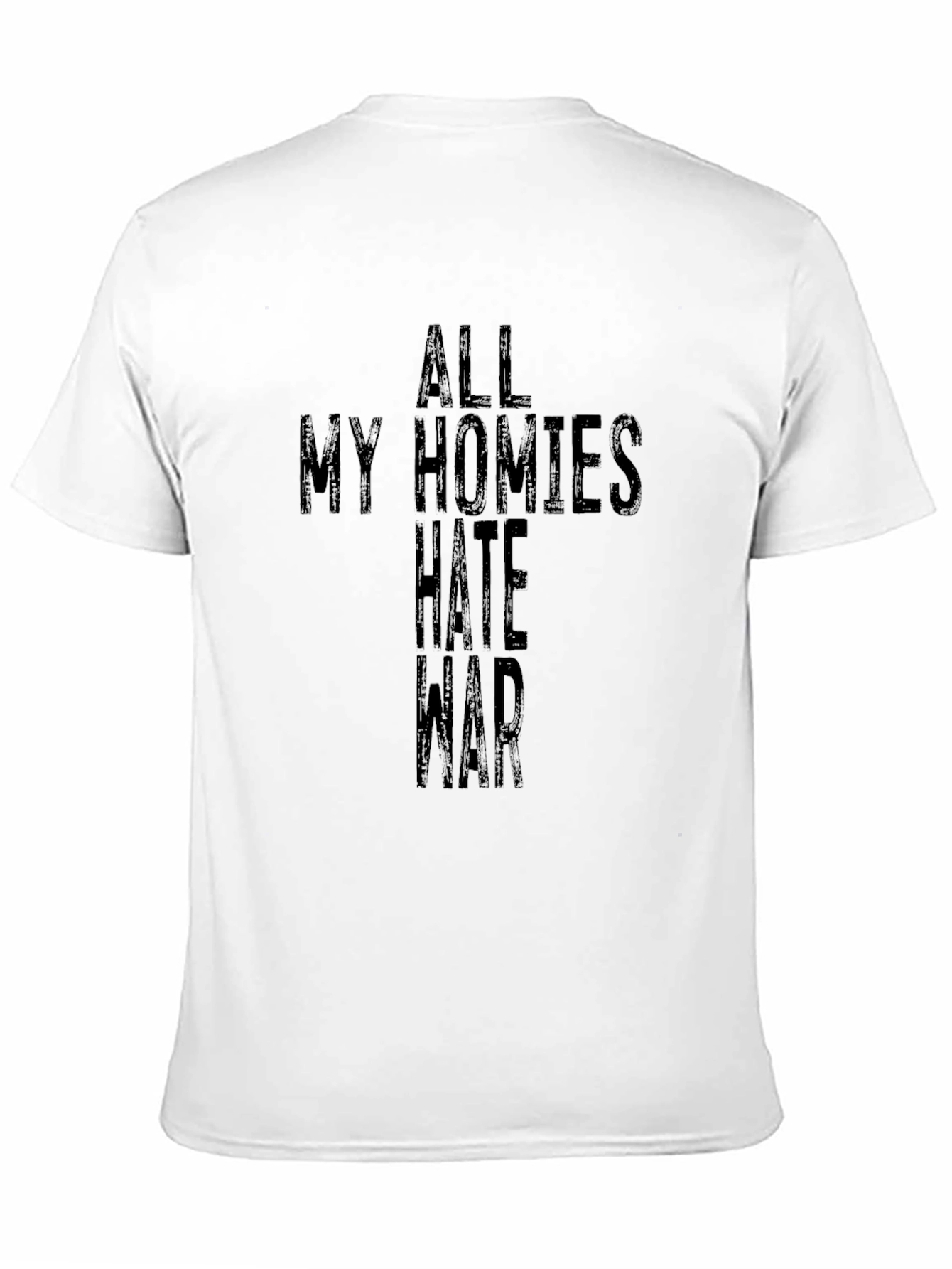 All My Homies Hate War Graphic Tee - Black