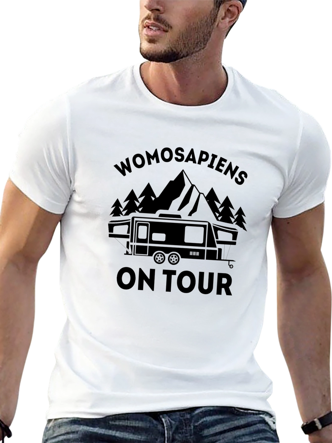 Womosapiens On Tour Black T-Shirt