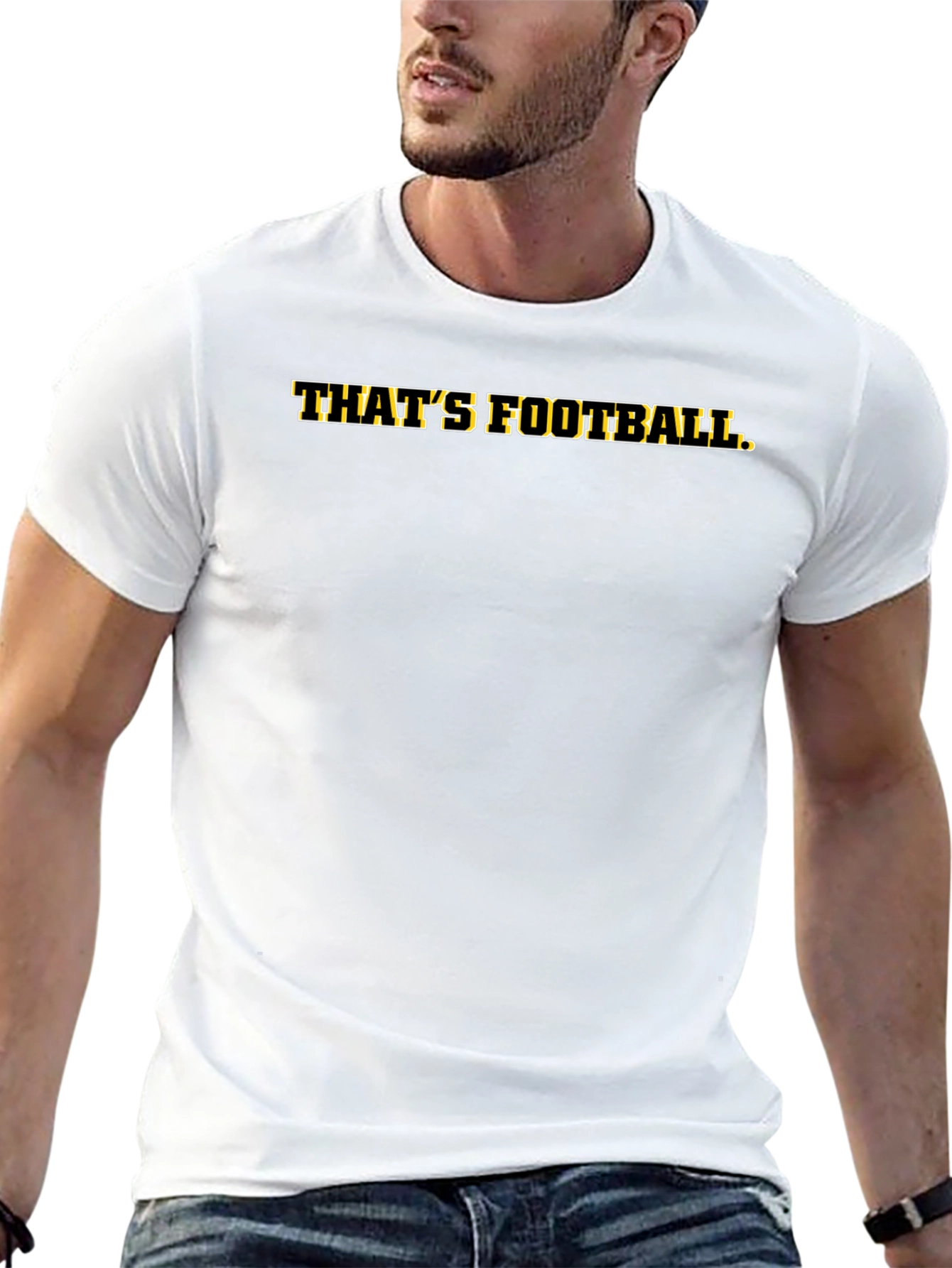 Thats Football Black Graphic Tee