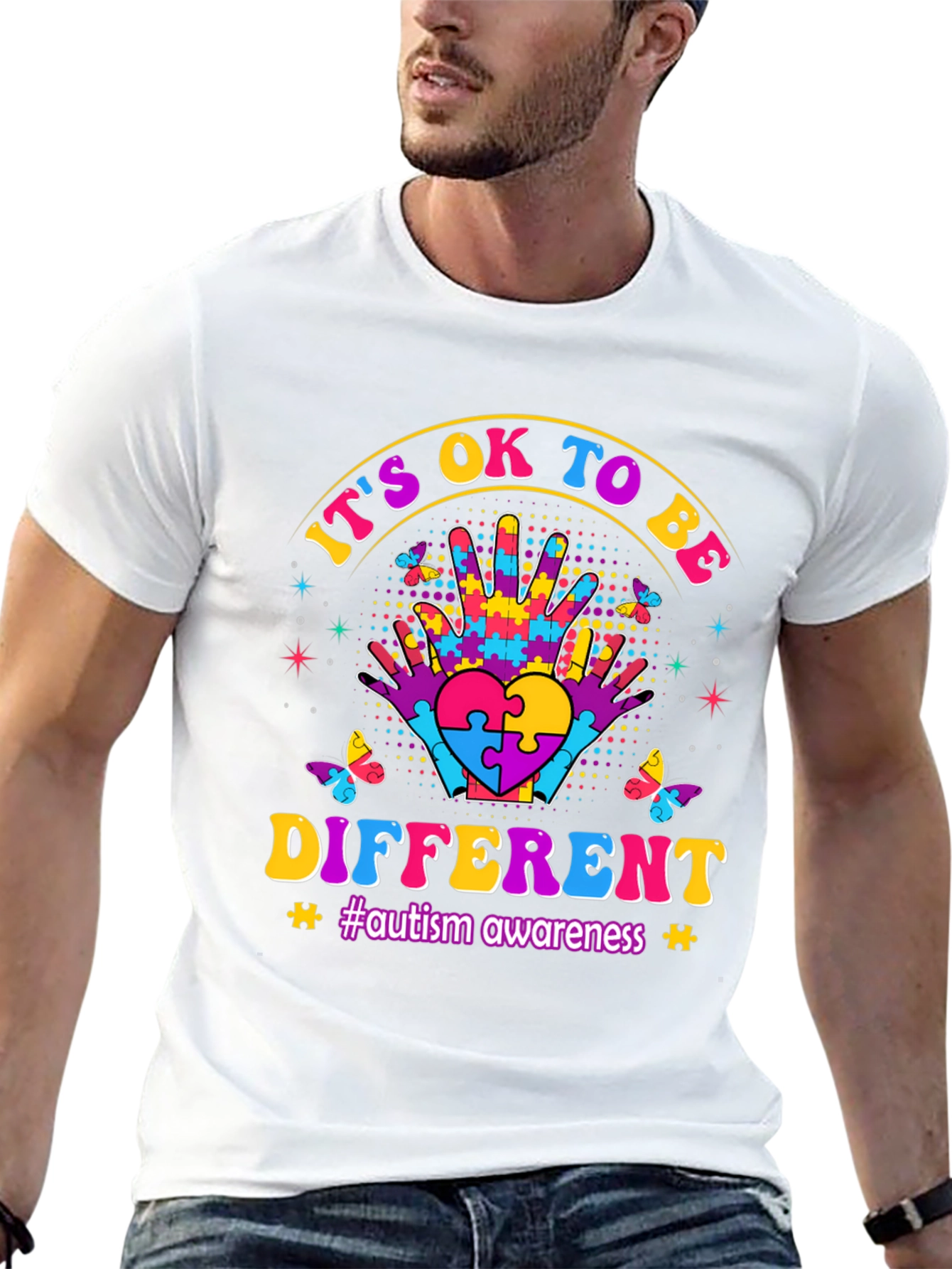 Autism Awareness T-Shirt: Its OK To Be Different