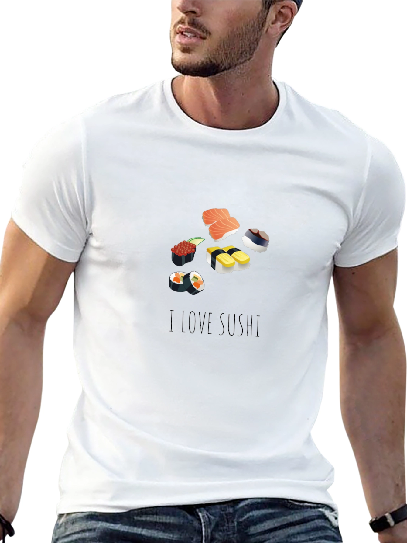 I Love Sushi Graphic Tee