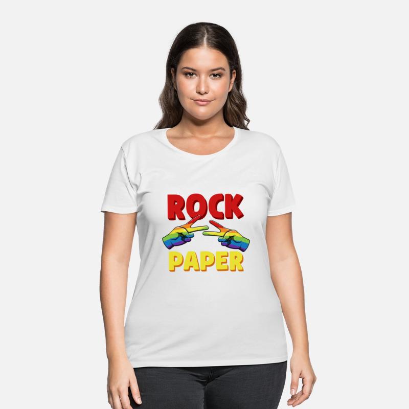 LGBT Rock Paper Lesbian Equality Rainbow Gay Pride