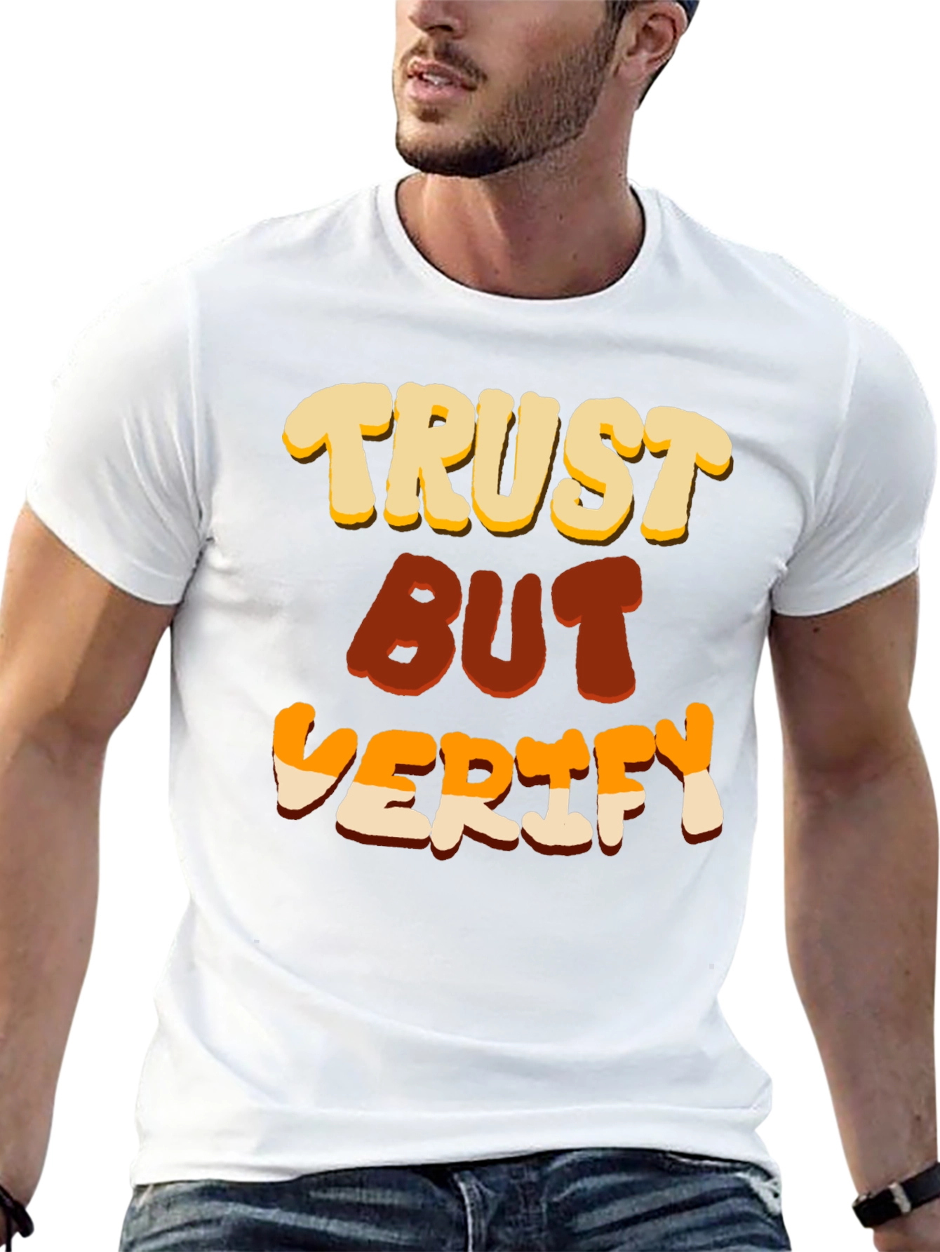 Trust But Verify Graphic T-Shirt