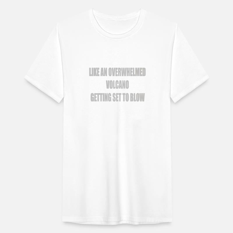 Like an overwhelmed volcano getting set to blow