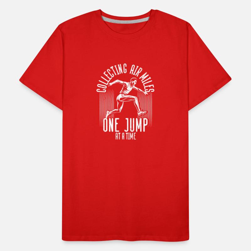 Long Jump Long Jumping Collecting Air Miles