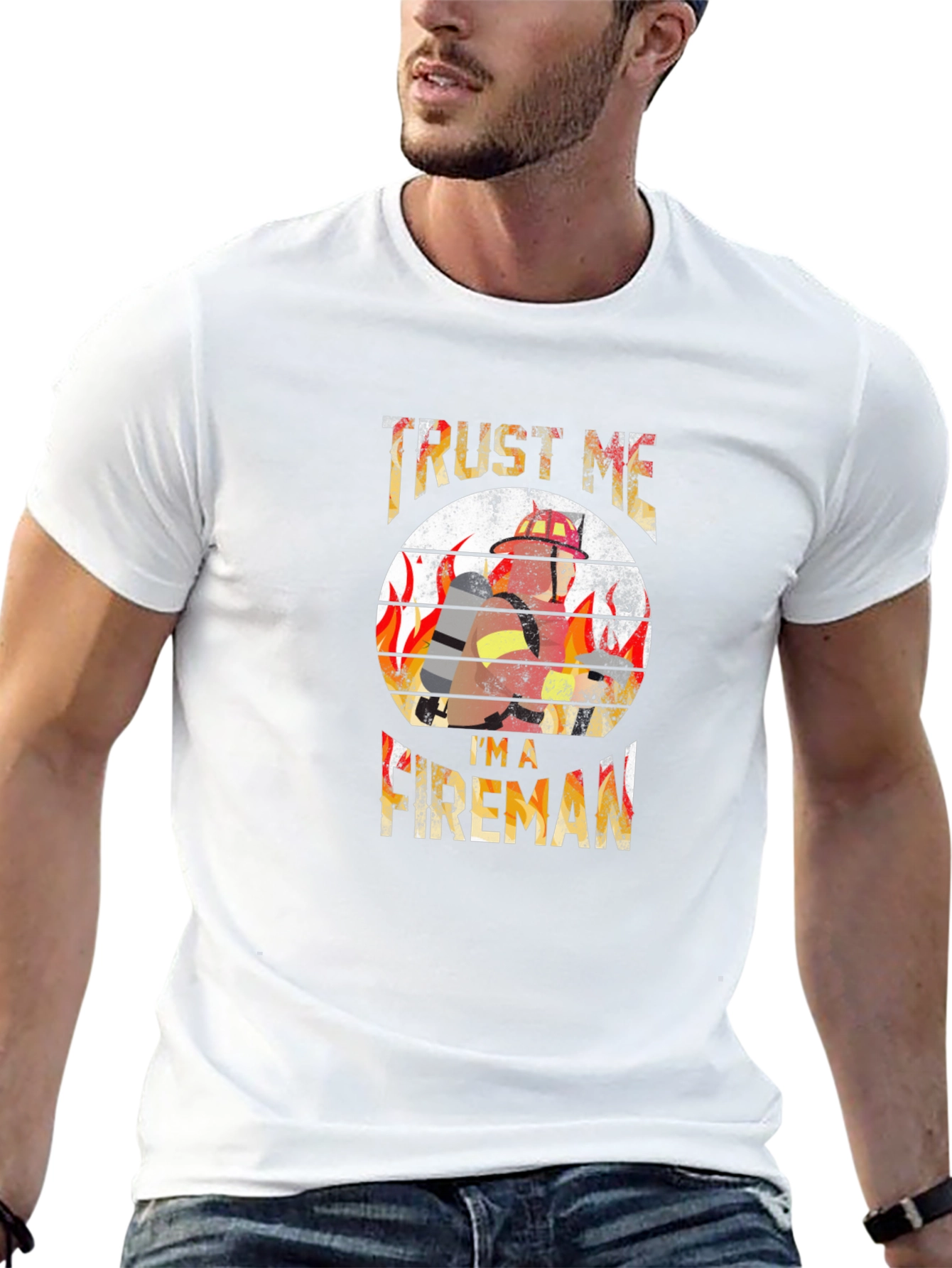 Trust Me Im A Fireman Graphic Tee