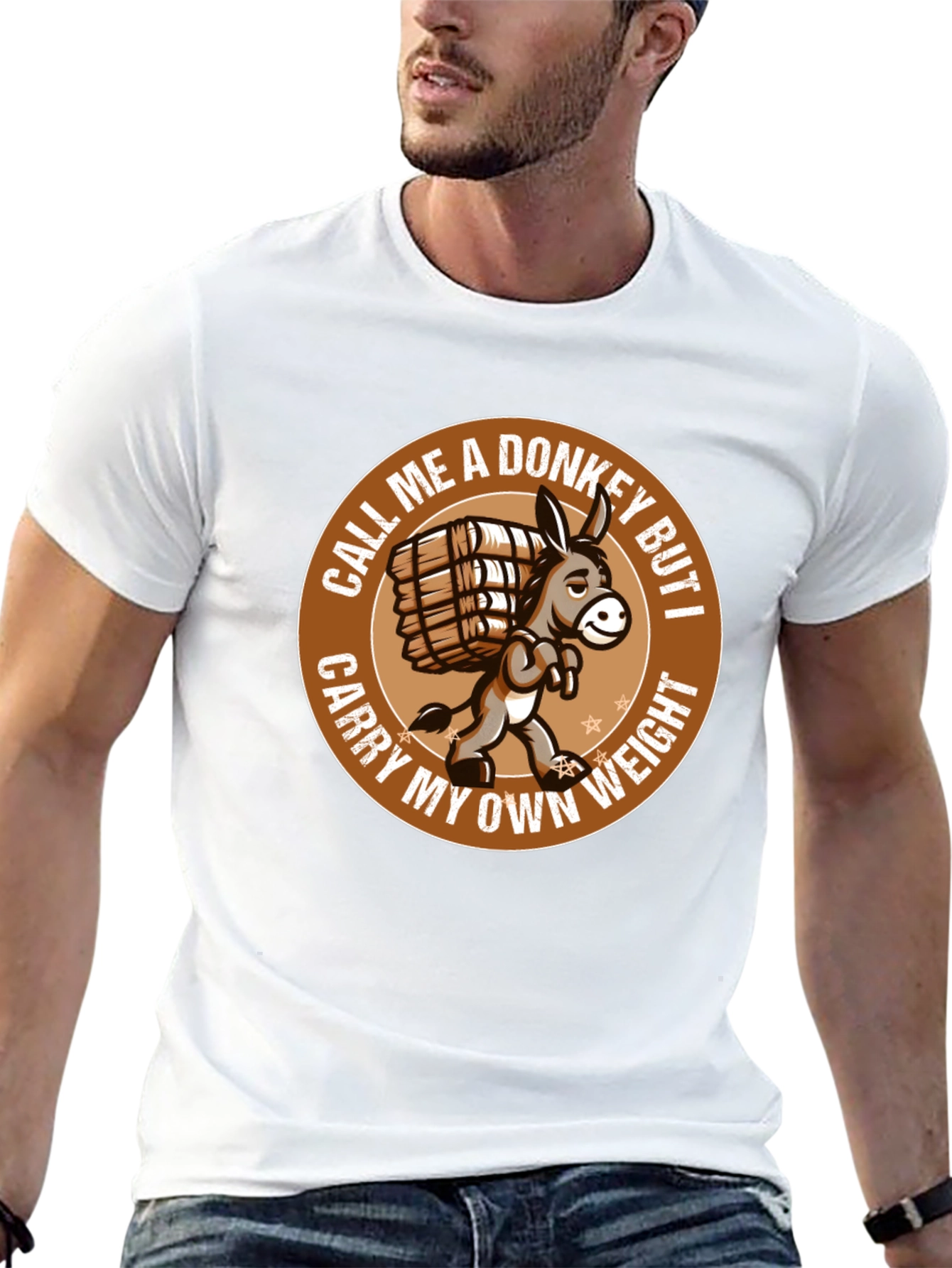 Funny Donkey T-Shirt - Carry My Own Weight
