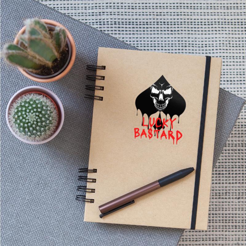 Lucky Bastard Casino Poker Skull