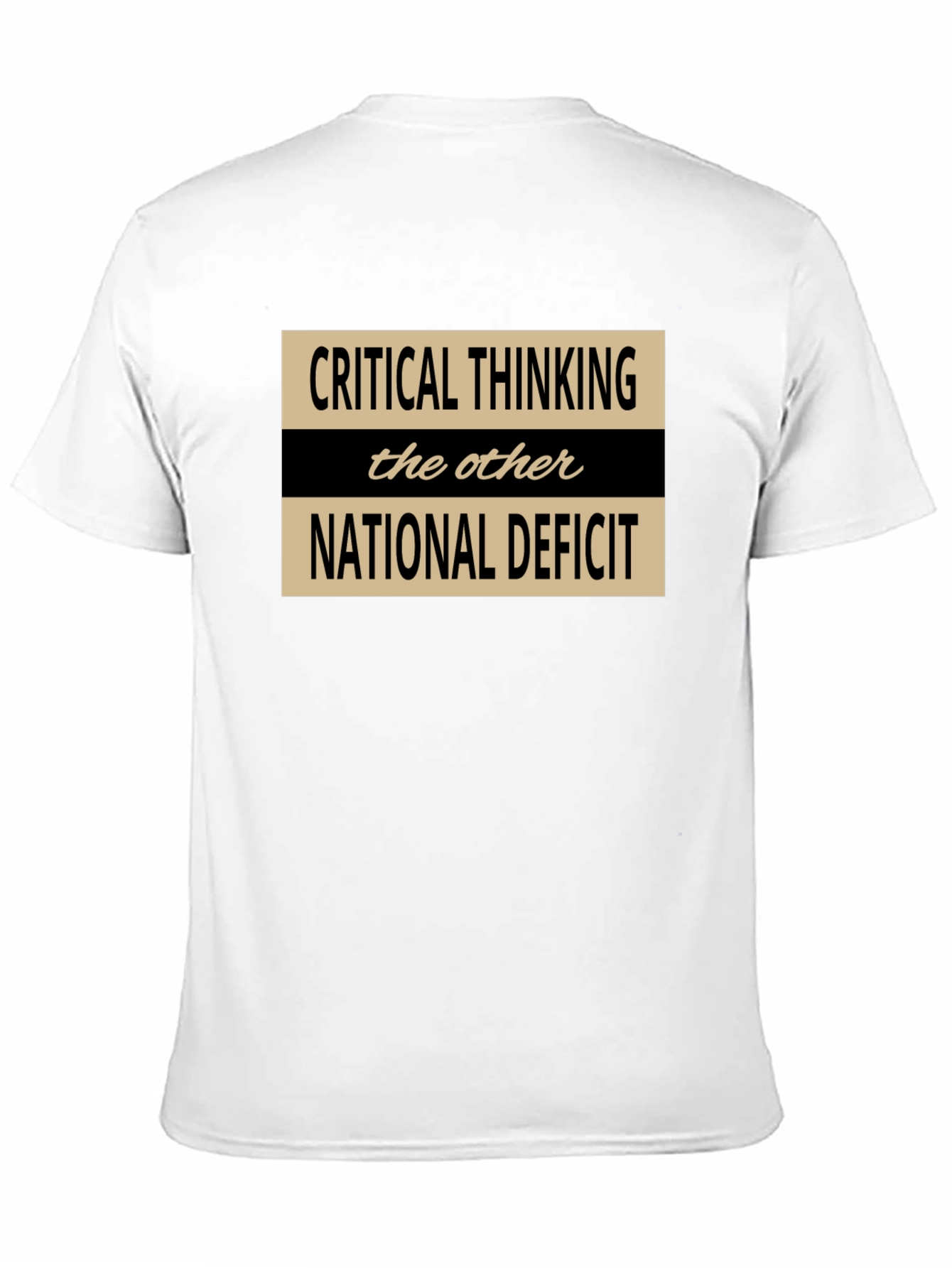 Critical Thinking National Deficit T-Shirt