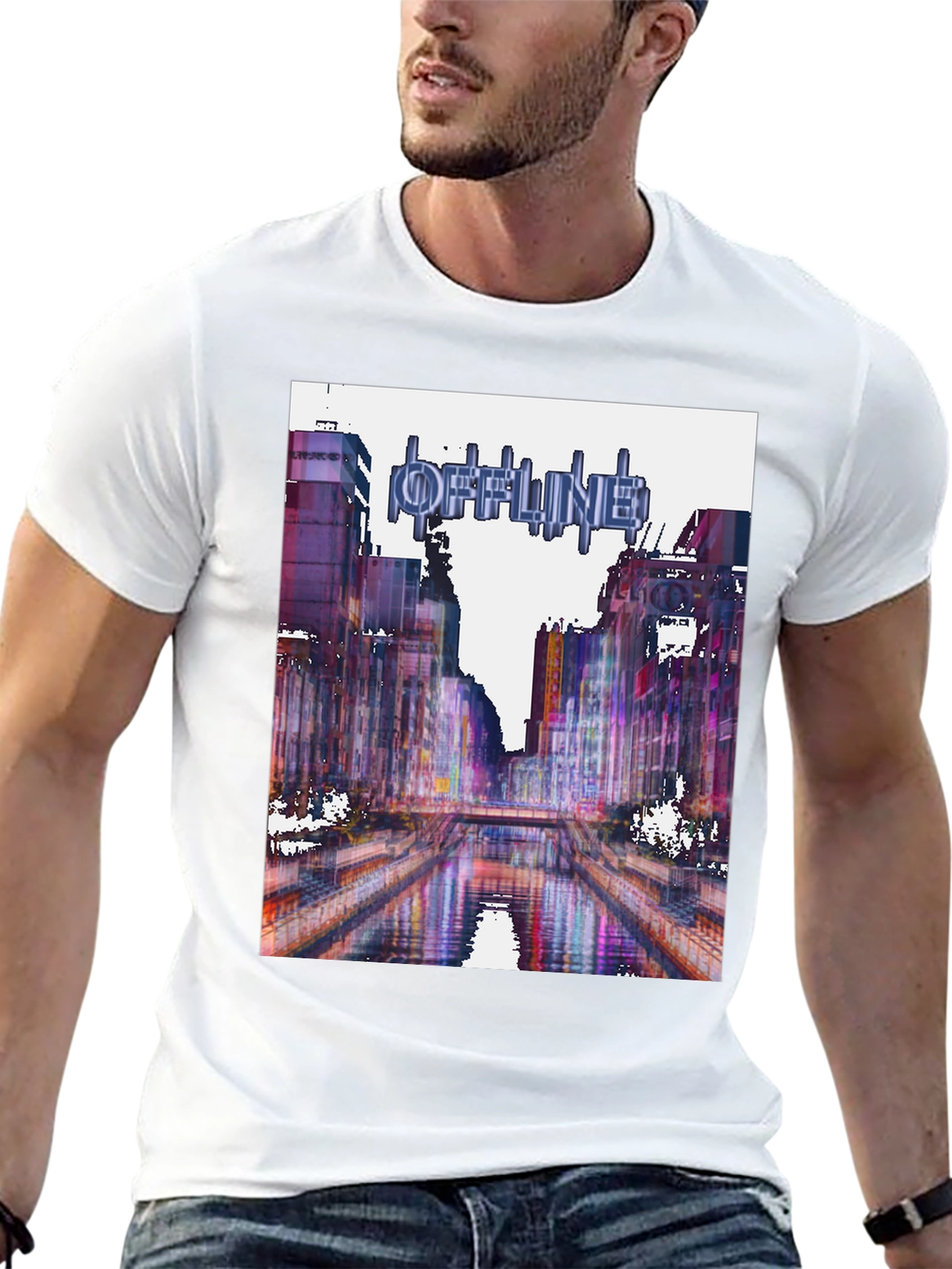 Offline Cityscape T-Shirt