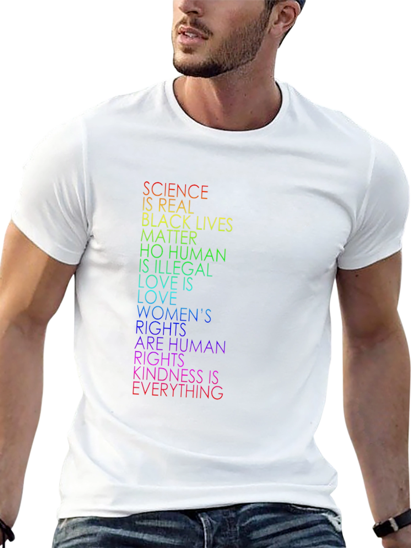 Equality T-Shirt: Science BLM Human Rights