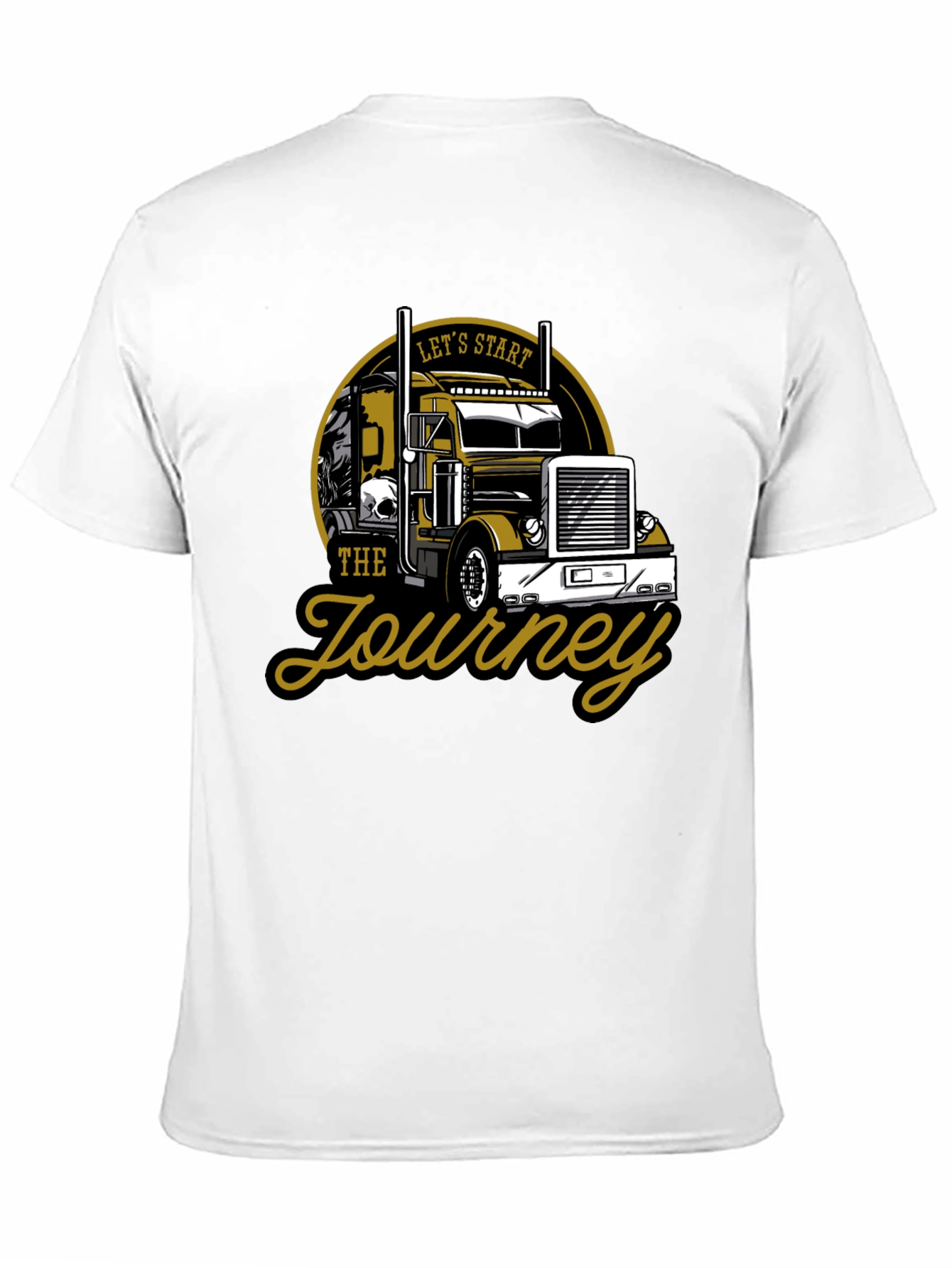 Truckers Journey Graphic Tee - Black