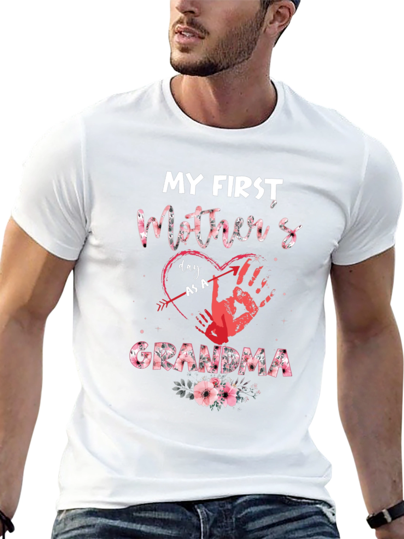 First Mothers Day as Grandma T-Shirt