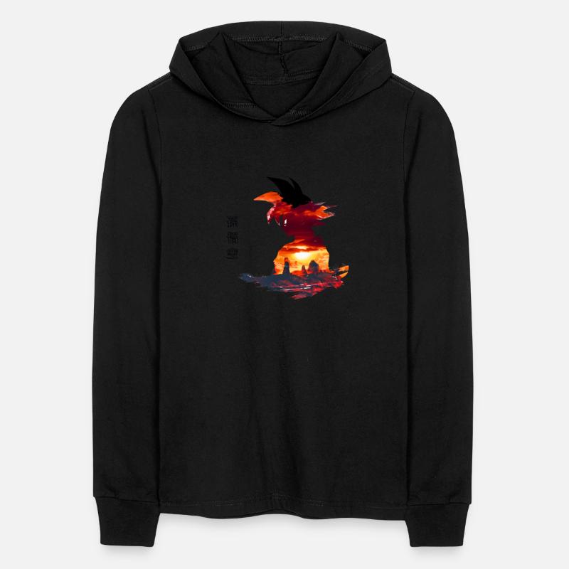 Manga Hero Sunset Silhouette