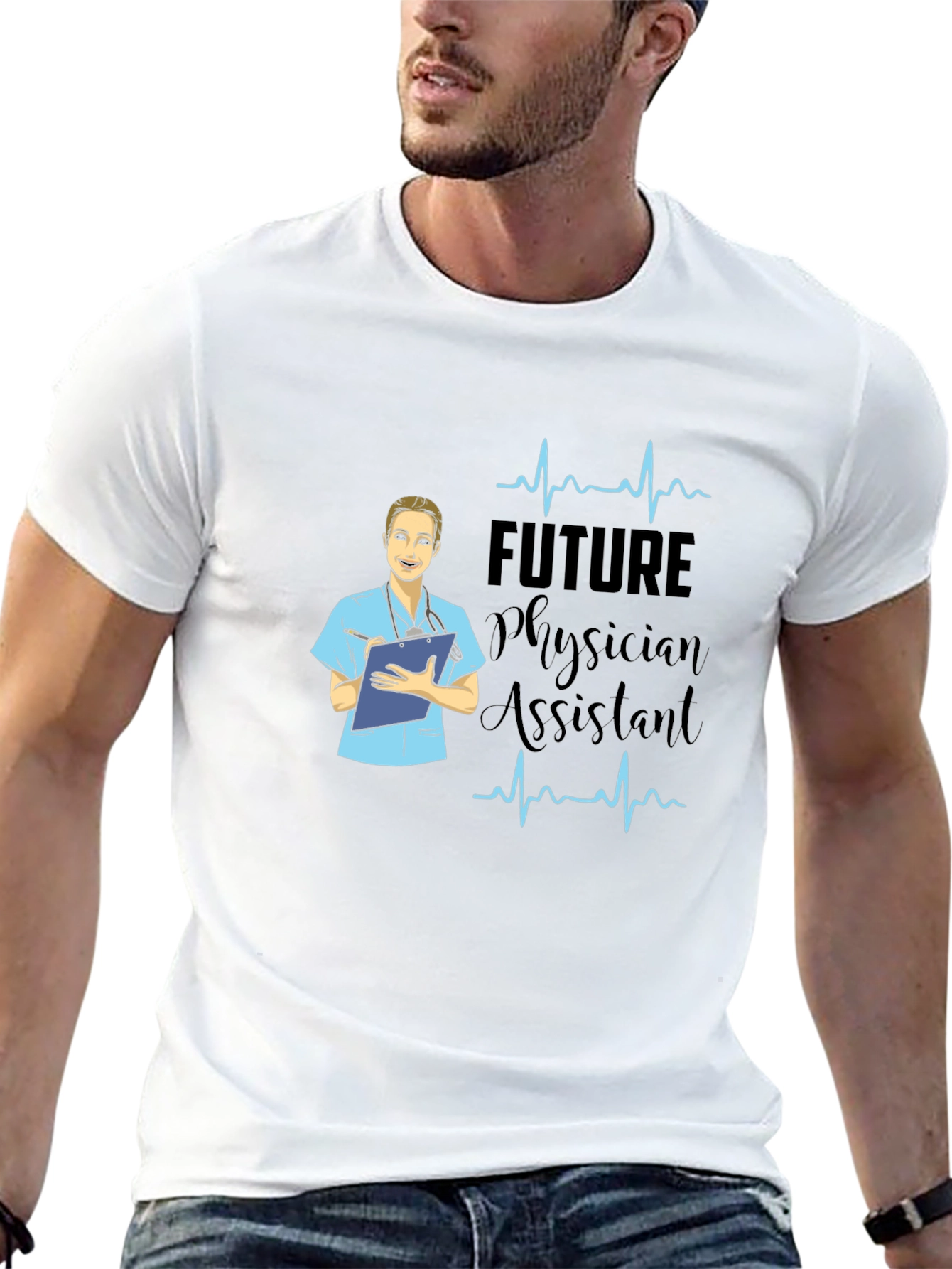 Future Physician Assistant Black T-Shirt
