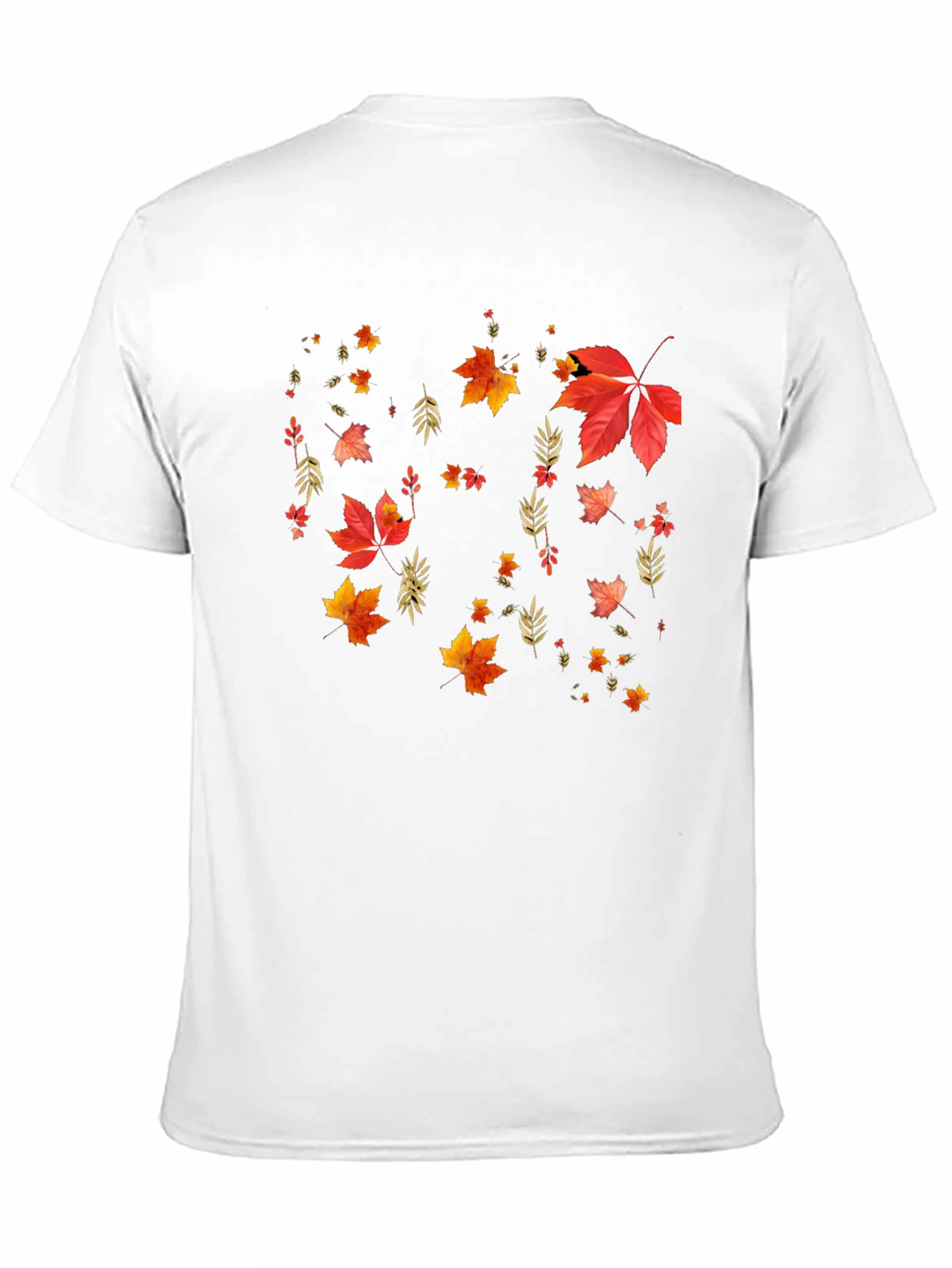 Autumn Leaves Graphic T-Shirt - Stylish Fall Design