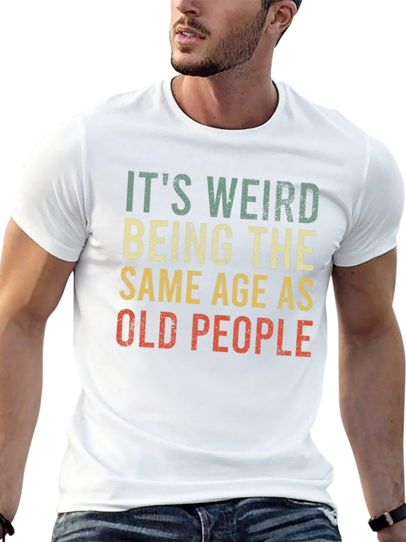 Funny Old People Graphic T-Shirt