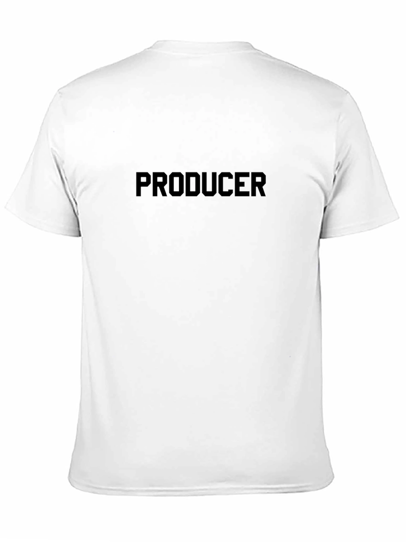 Producer Black Graphic Tee Shirt