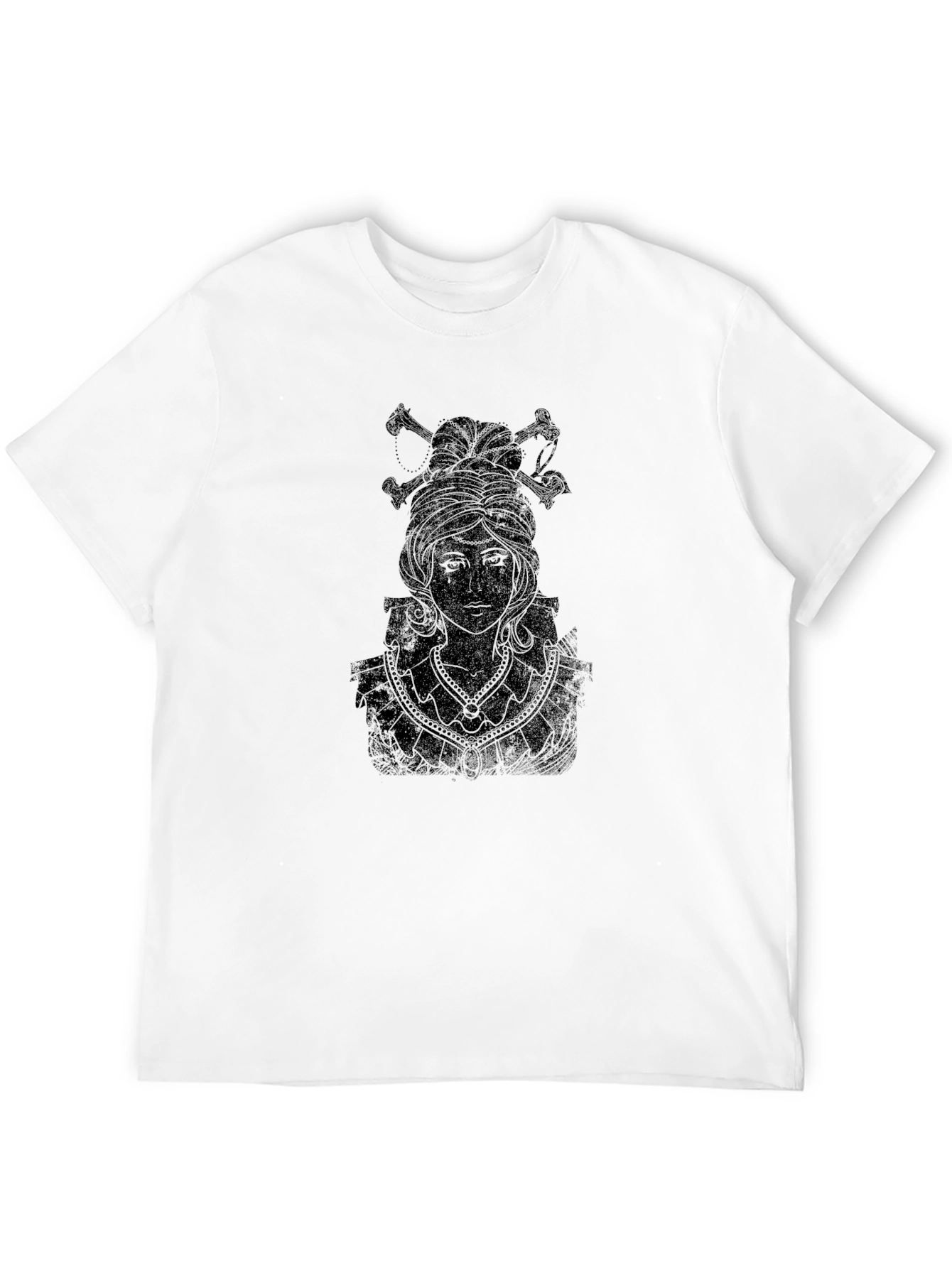 Gothic Lady Graphic Black Tee