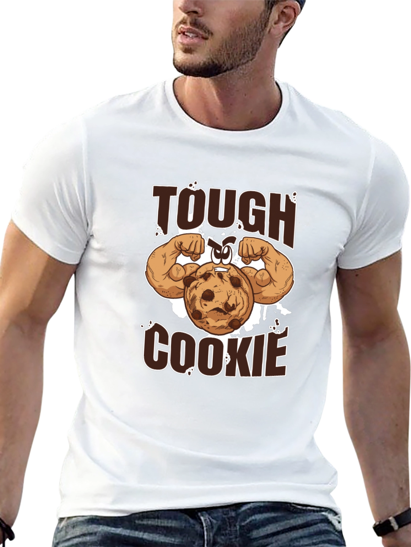 Tough Cookie Graphic T-Shirt - Black Cotton Tee