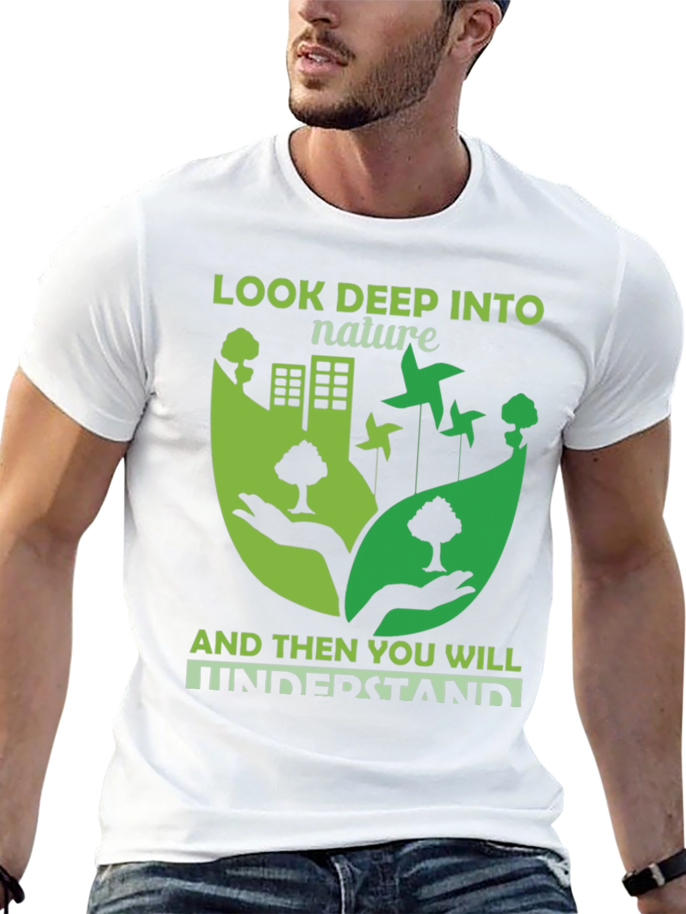 Nature Lovers Graphic T-Shirt