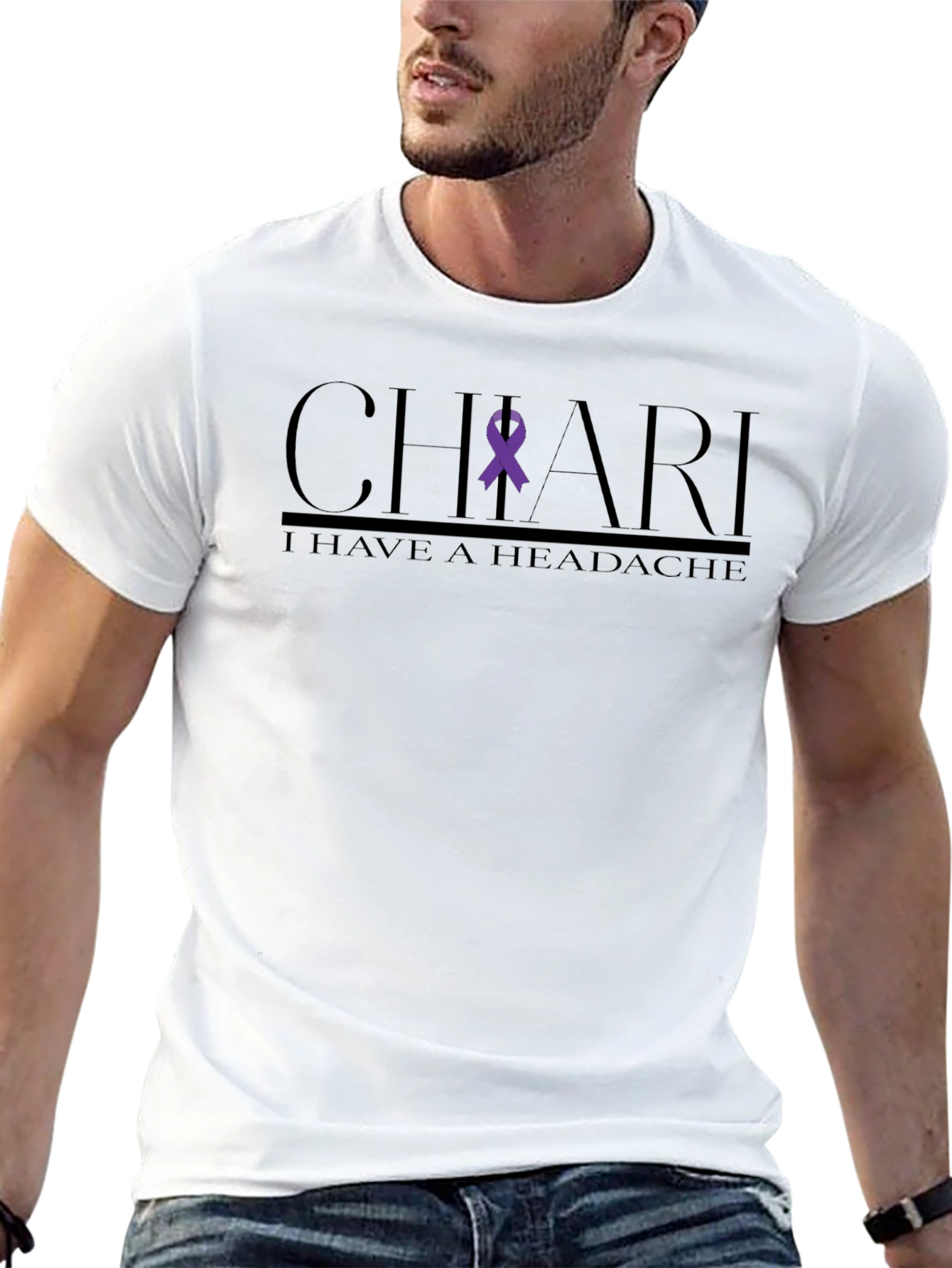 Chiari Awareness T-Shirt - I Have A Headache Tee