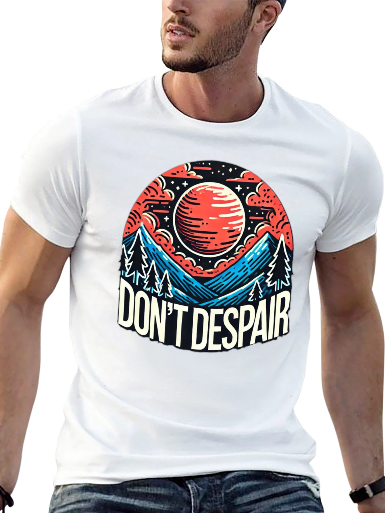 Dont Despair Graphic T-Shirt - Motivational Tee