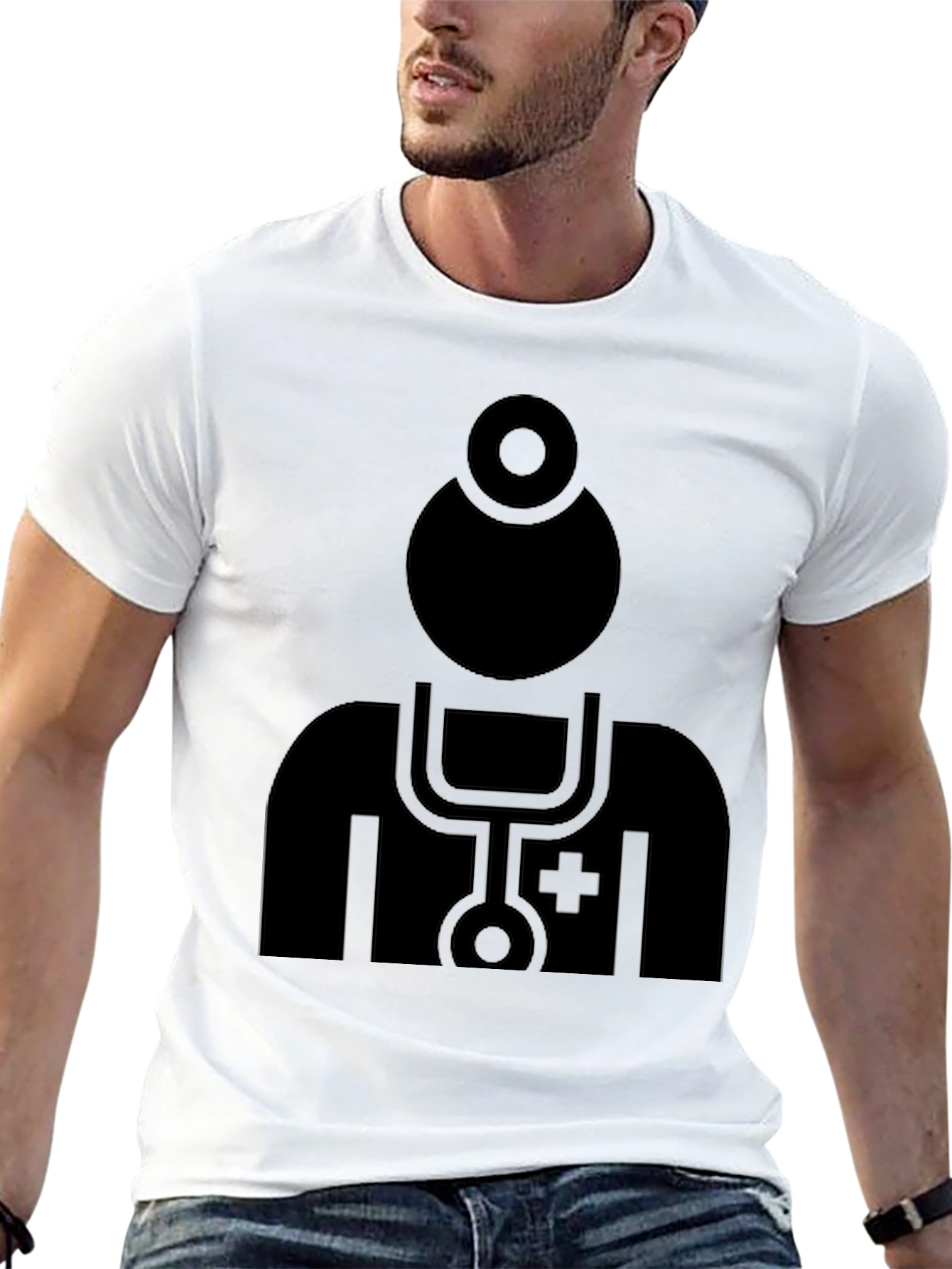 Doctor Graphic Tee - Black Unisex T-Shirt