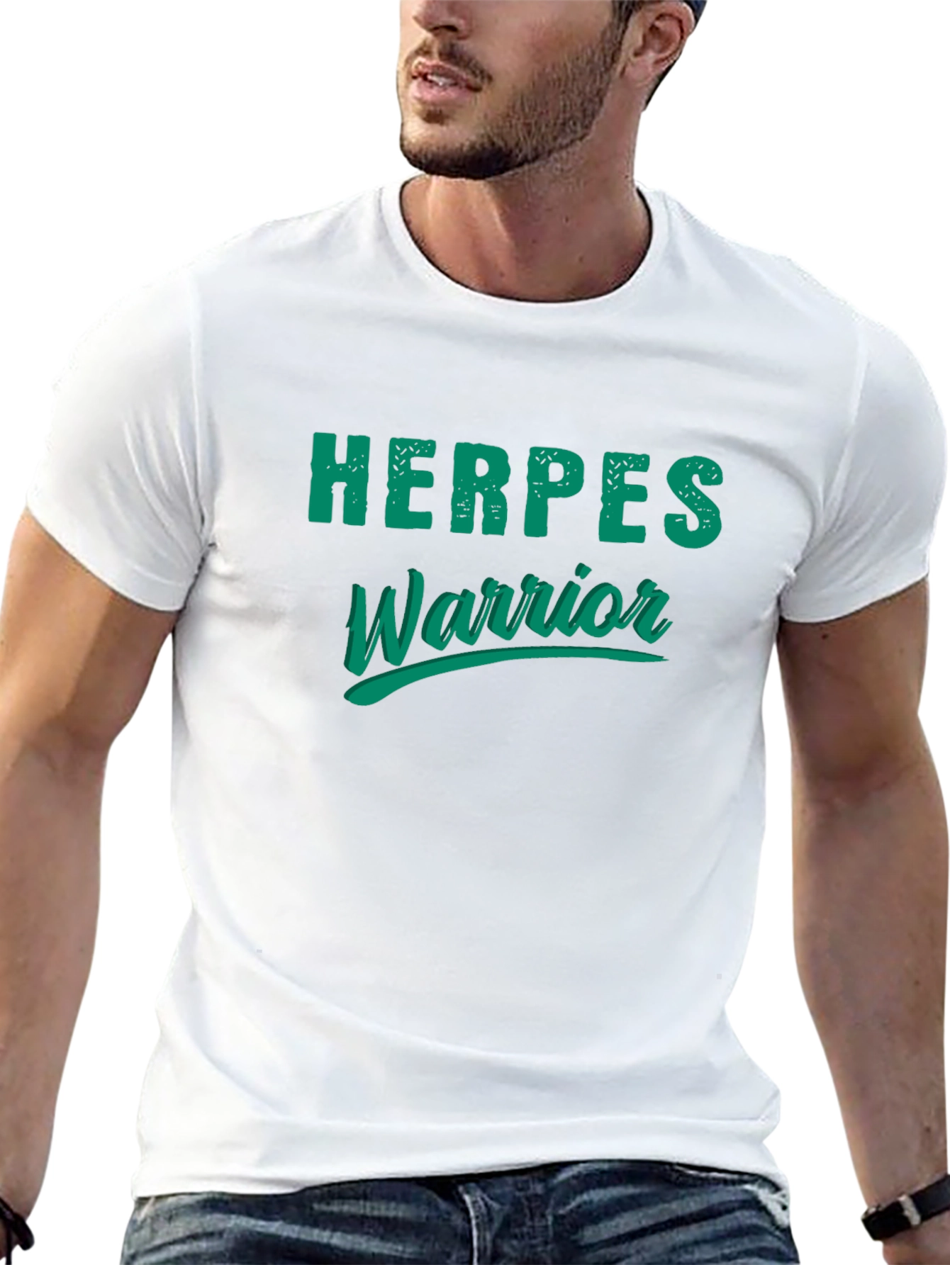 Herpes Warrior T-Shirt - Bold Statement Tee