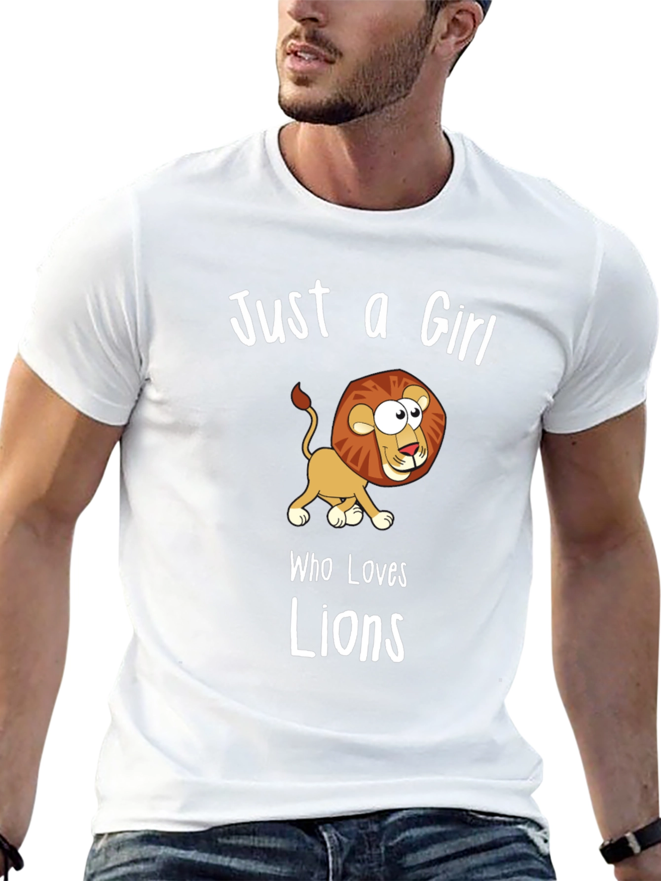 Just a Girl Who Loves Lions T-Shirt