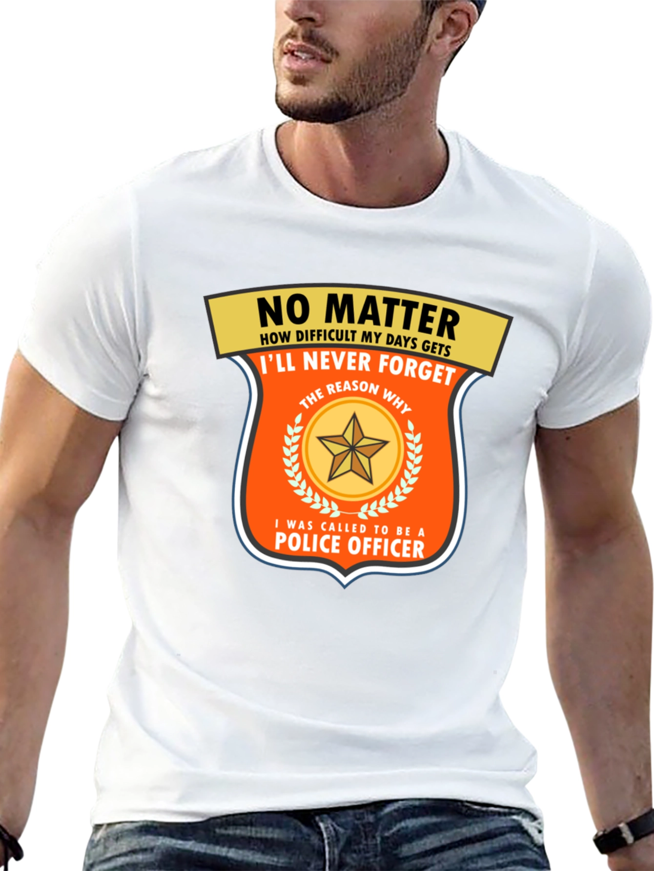 Police Officer Pride T-Shirt - Never Forget