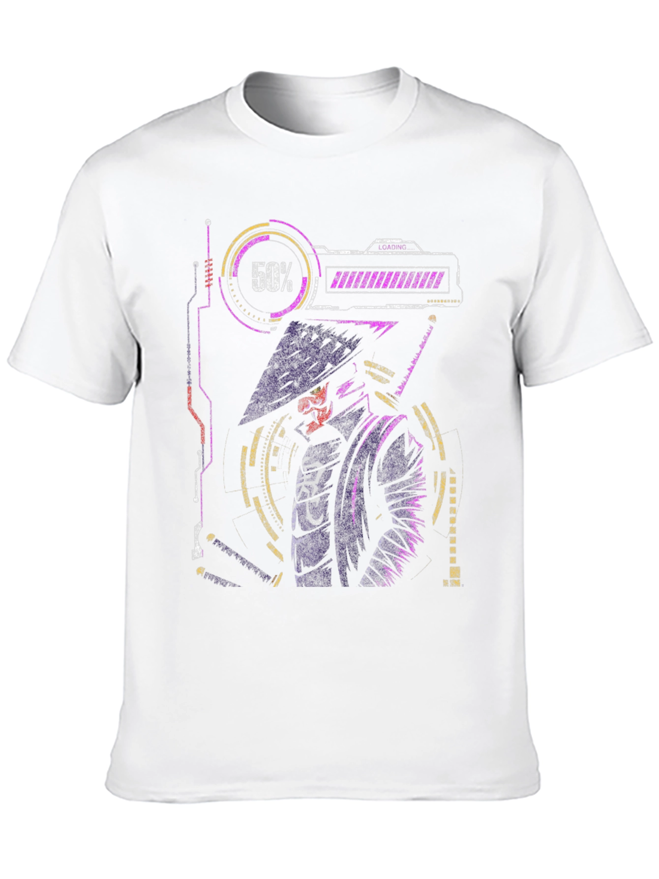 Cyberpunk Samurai T-Shirt - Futuristic Warrior Style