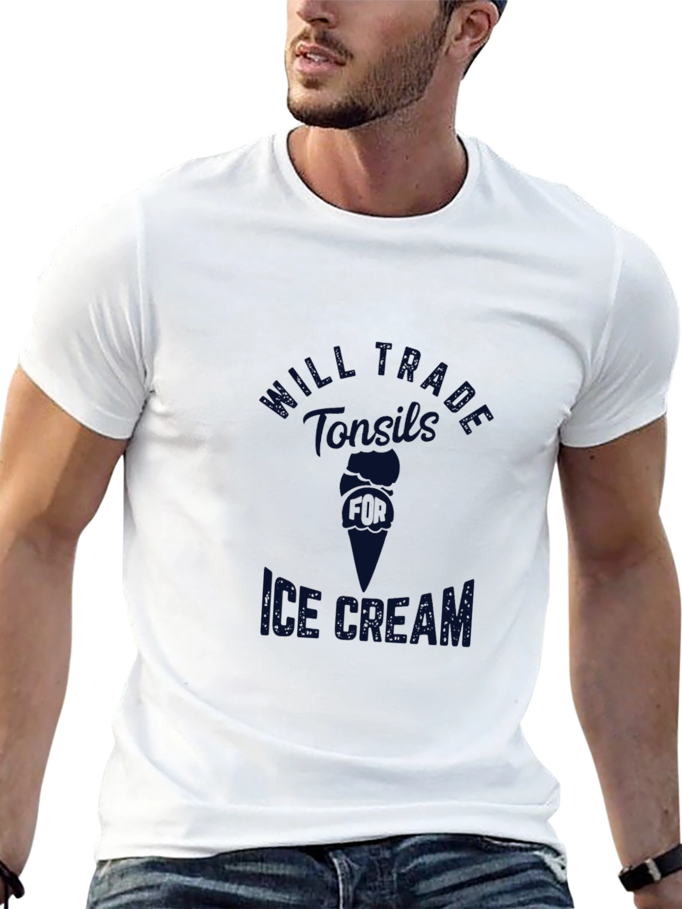 Will Trade Tonsils for Ice Cream Graphic Tee