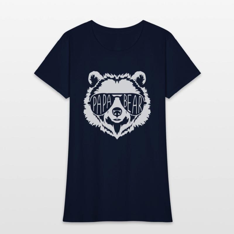 Papa Bear Face With Sunglasses