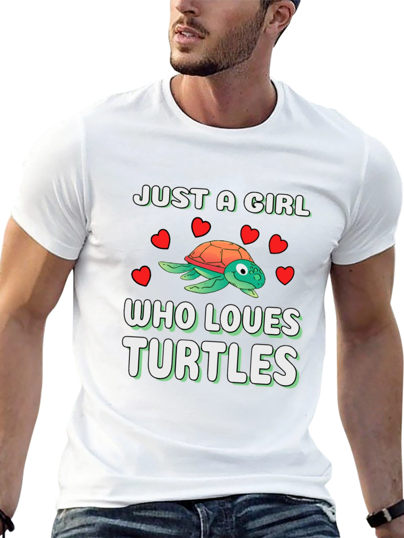 Just A Girl Who Loves Turtles Graphic Tee