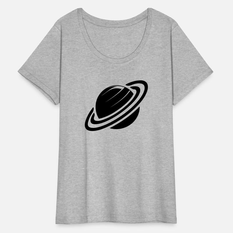 Planet Saturn With Rings In The Solar System